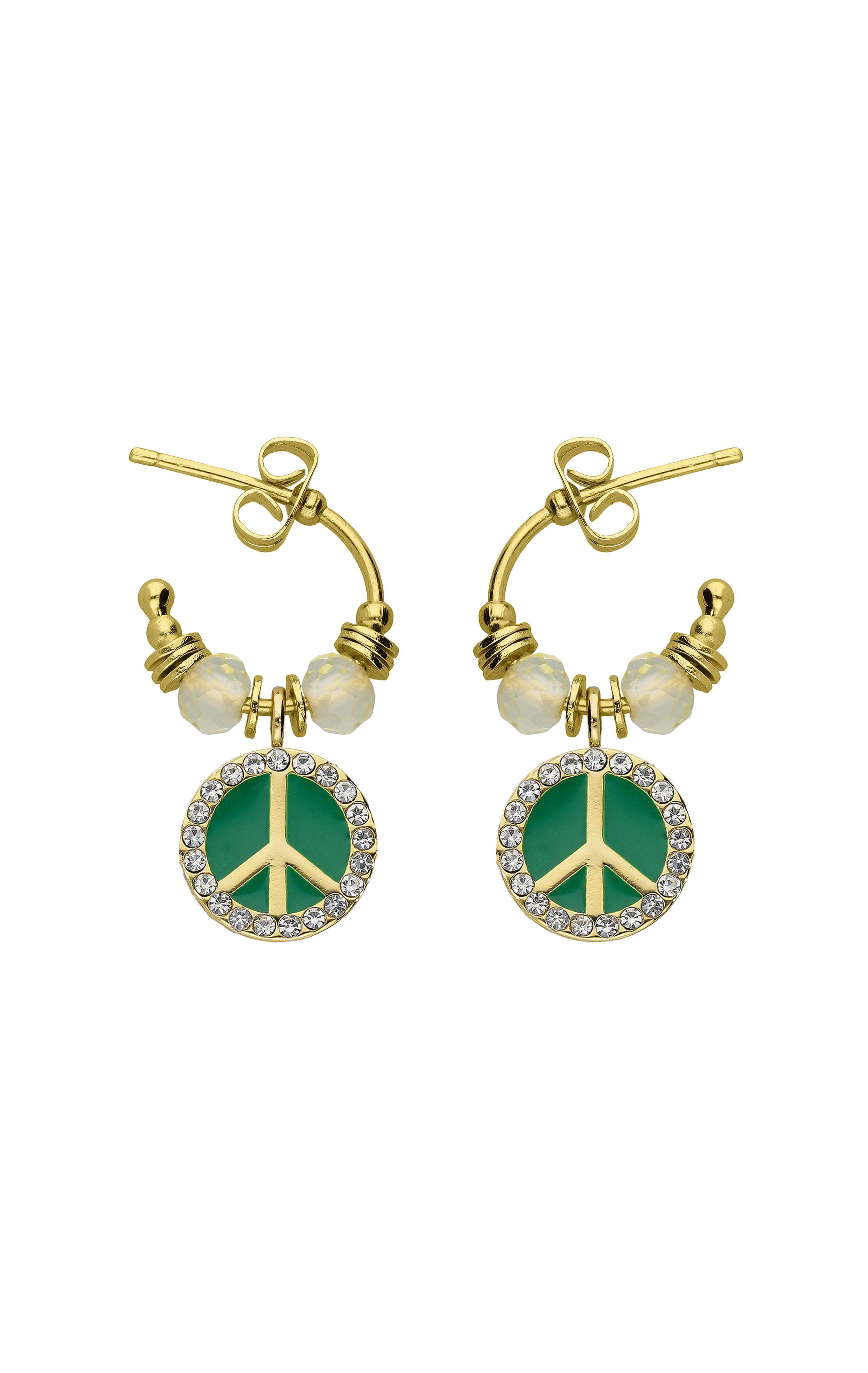 Boucles d'oreilles Hayley Vert