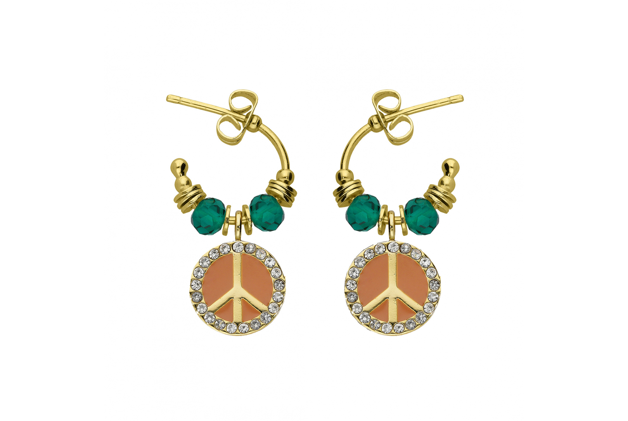 Hipanema Boucles d'oreilles Hayley Ambre