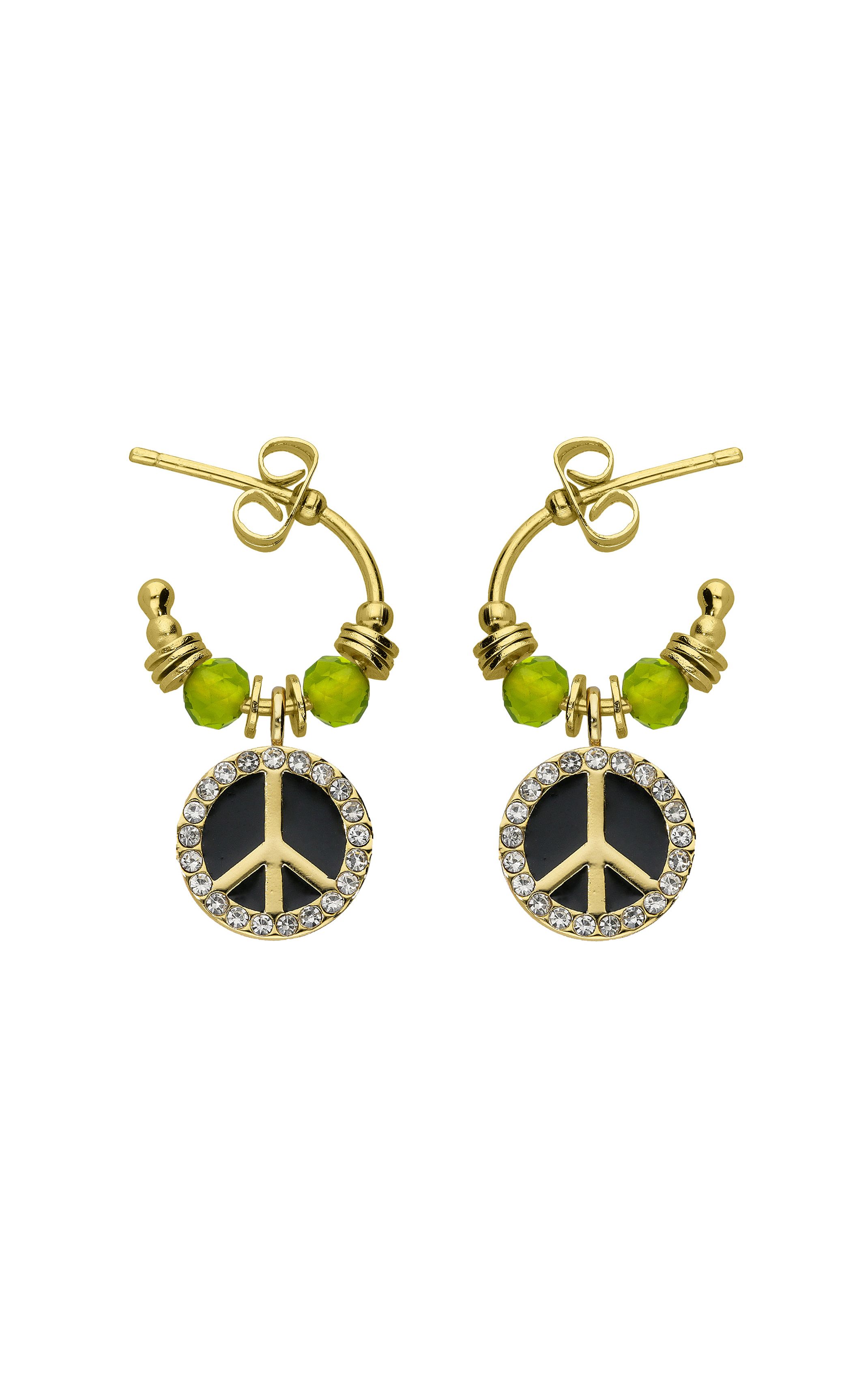 Boucles d'oreilles Hayley Noir