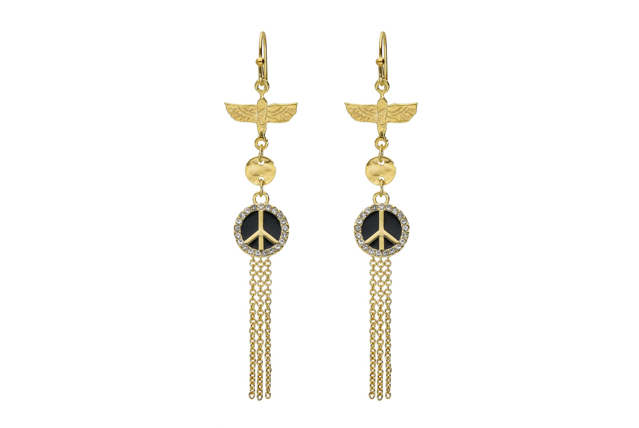 Hipanema Boucles d'oreilles Weathly Noir
