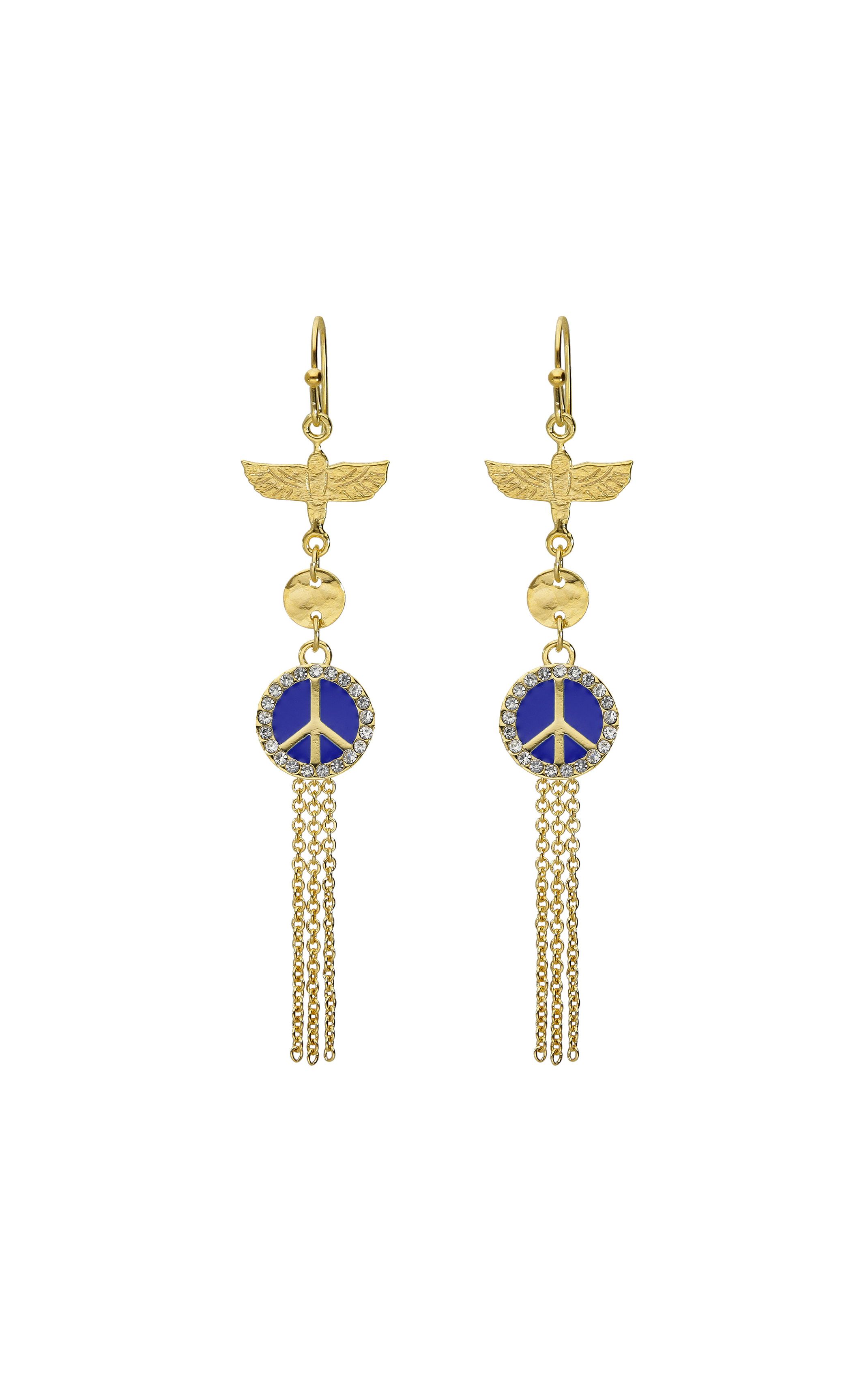 Boucles d'oreilles Weathly Bleu