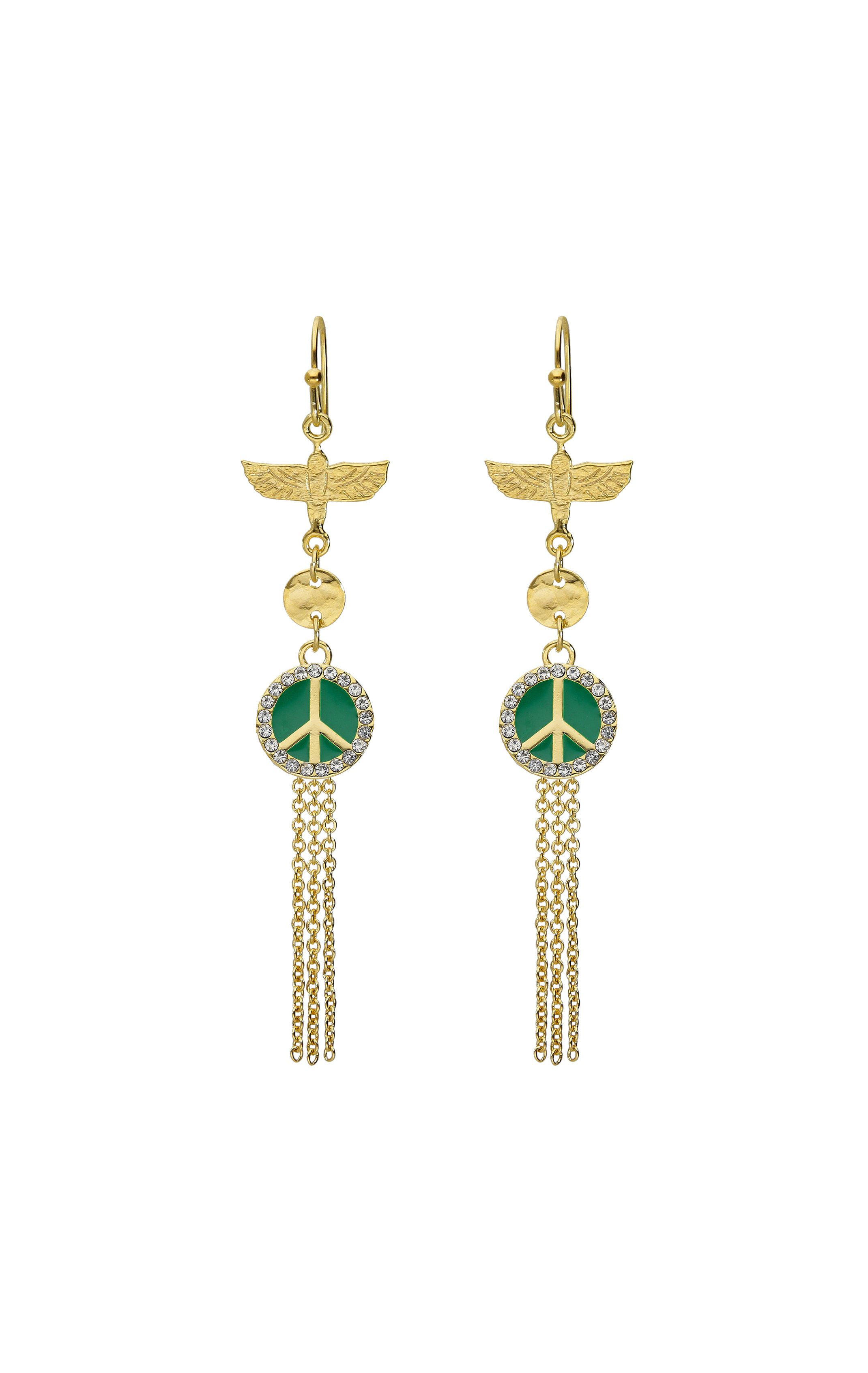 Boucles d'oreilles Weathly Vert