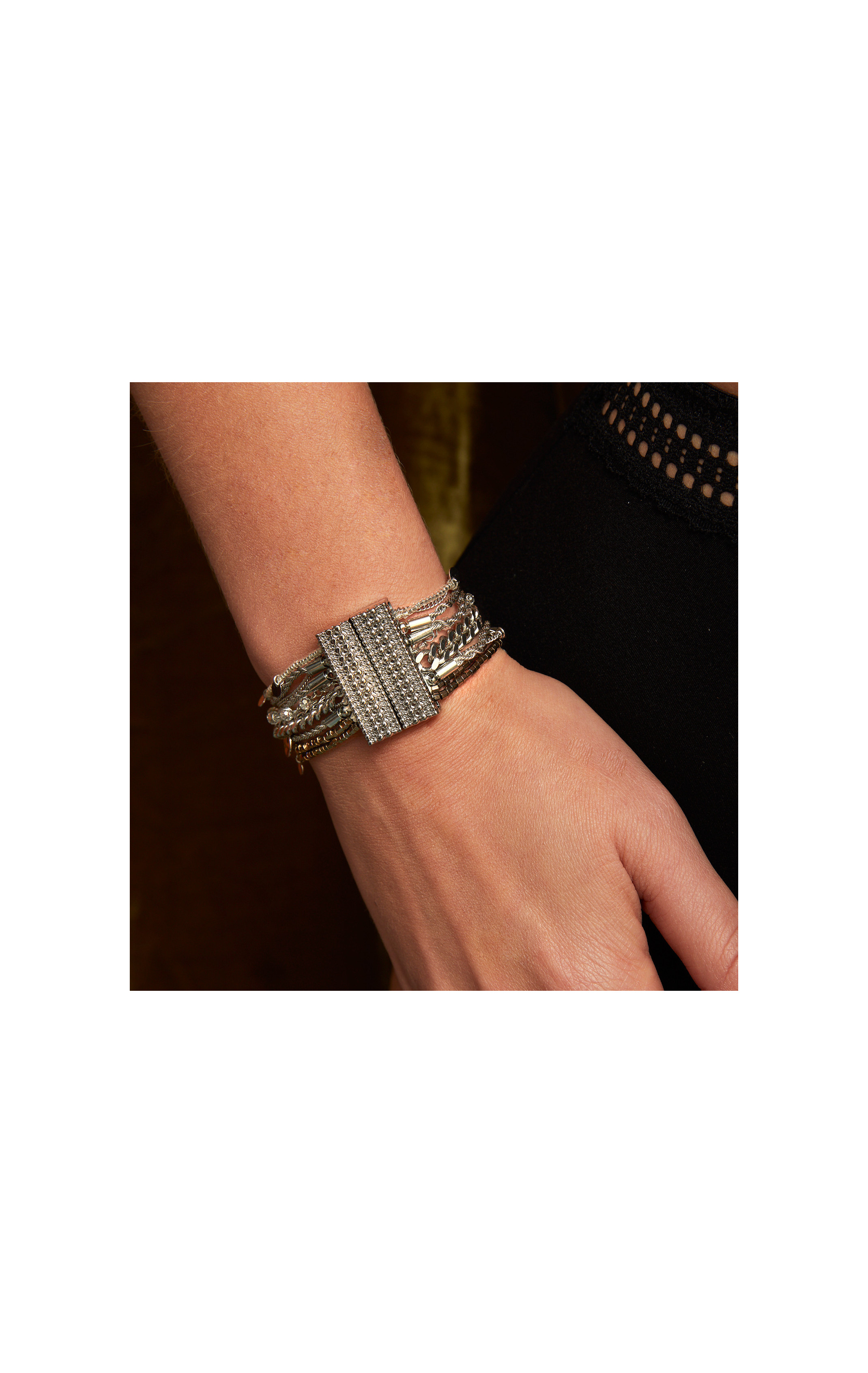 Manchette Salambo Argent