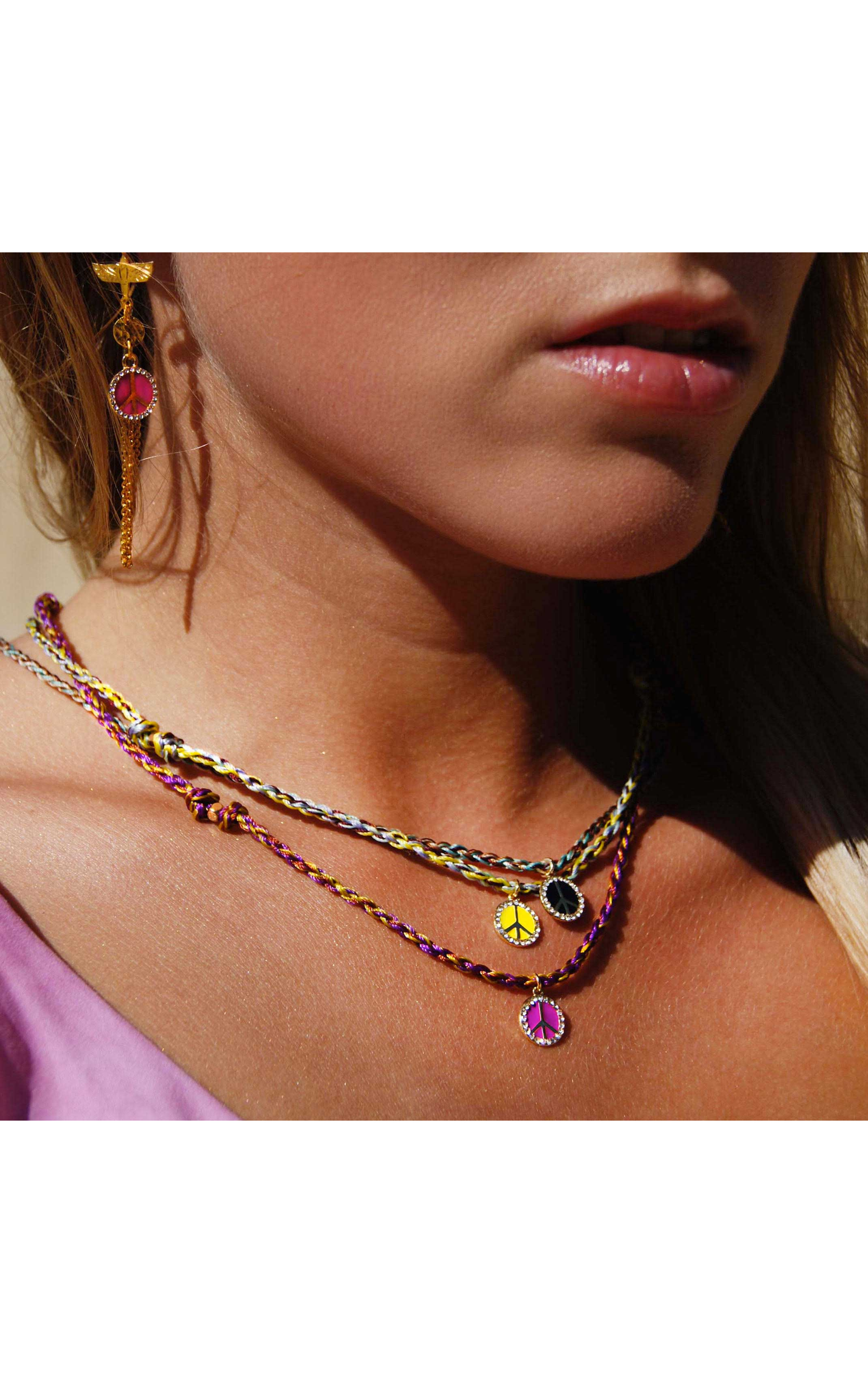 Necklace Brixton Yellow