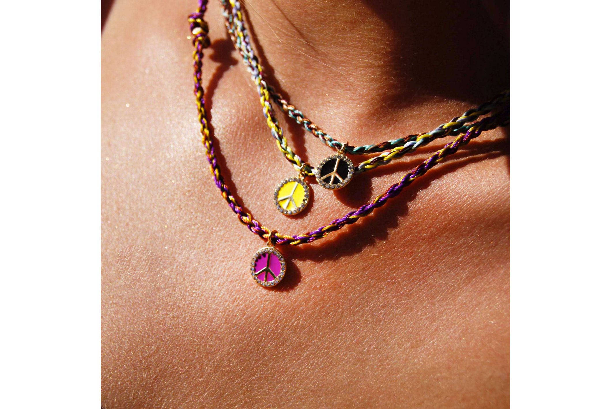 Necklace Brixton Purple