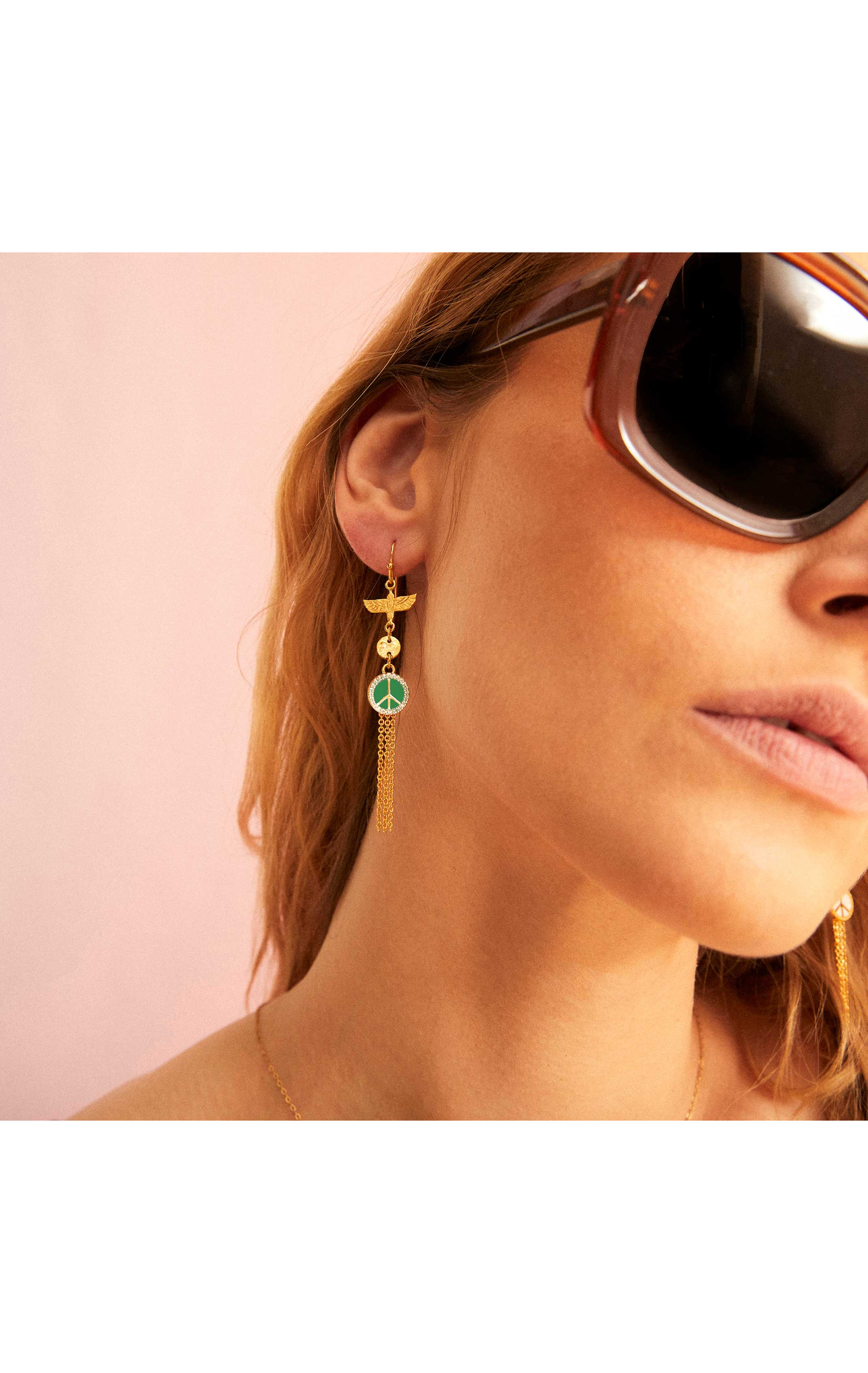Boucles d'oreilles Weathly Vert