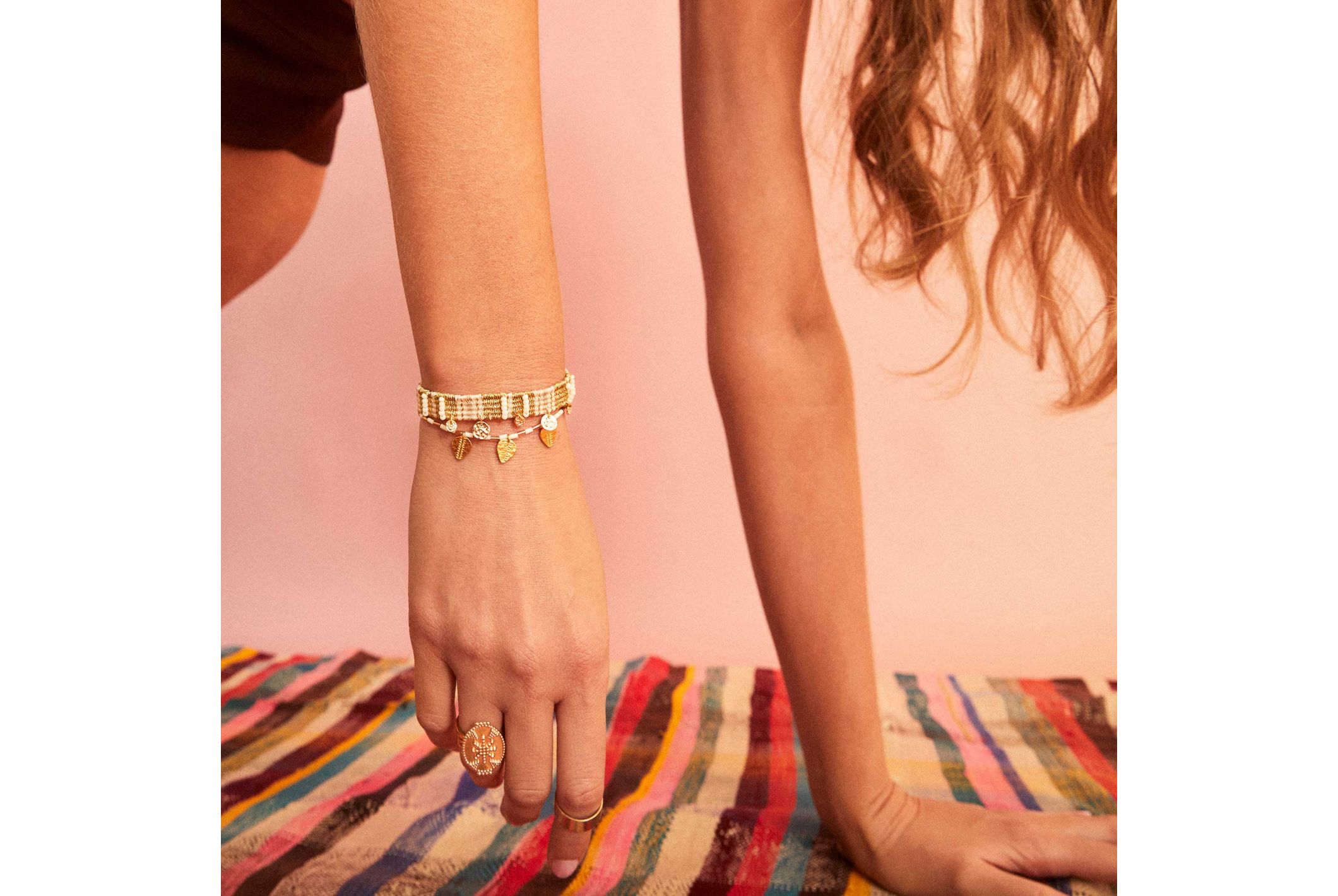 Hipanema Bracelet Mendoza Blanc
