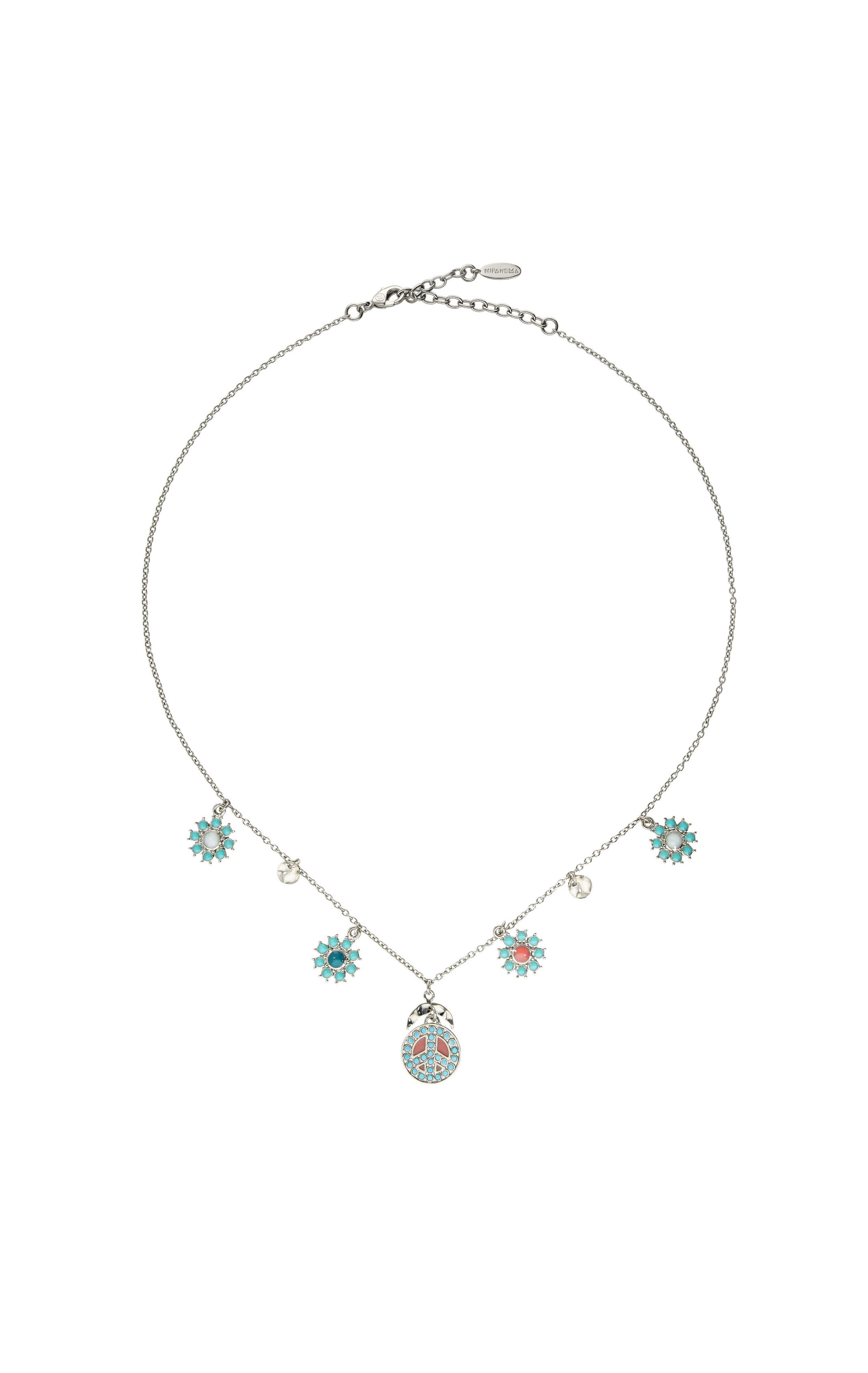 Necklace Tambien Argenté