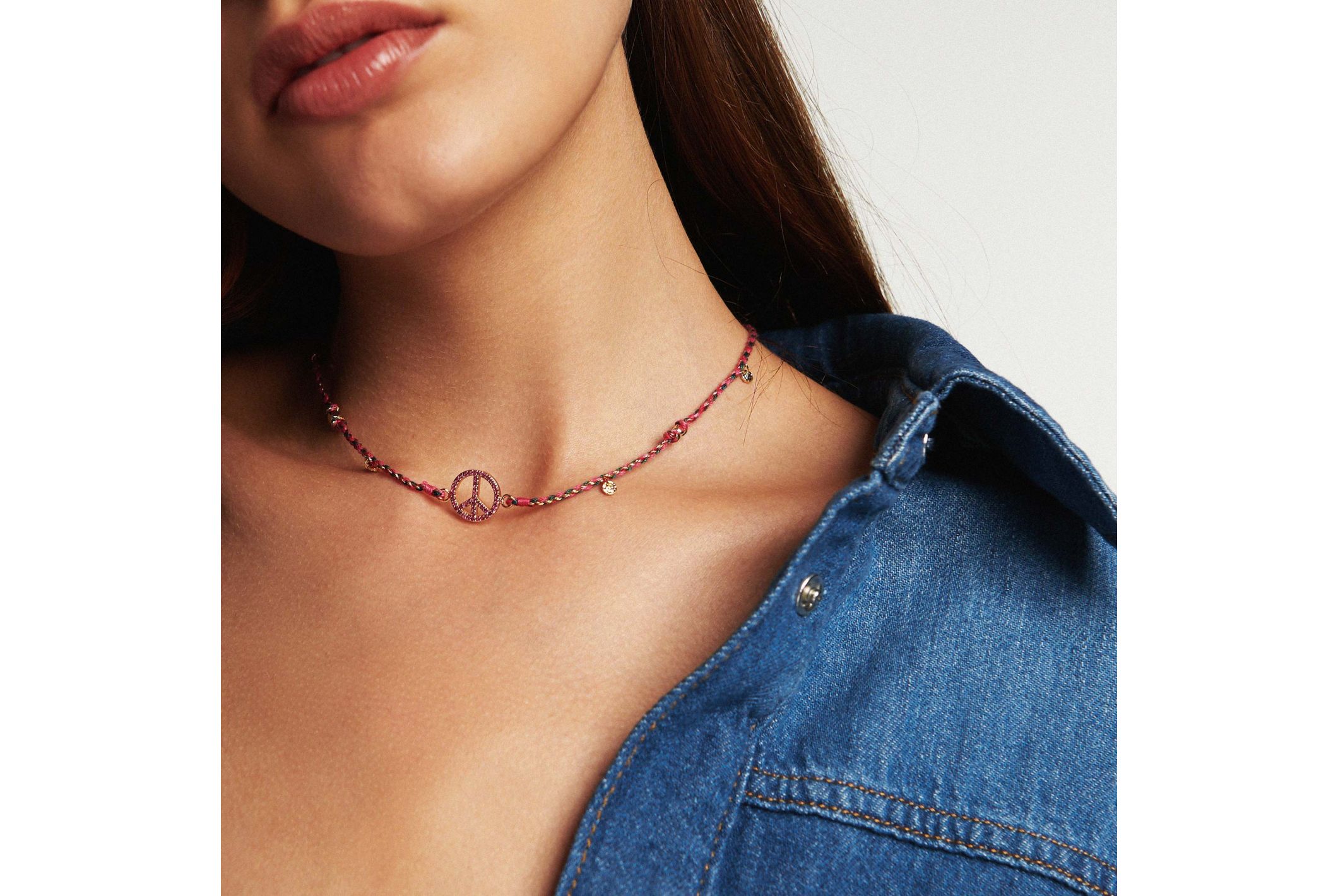 Hipanema Necklace Bonzey Pink