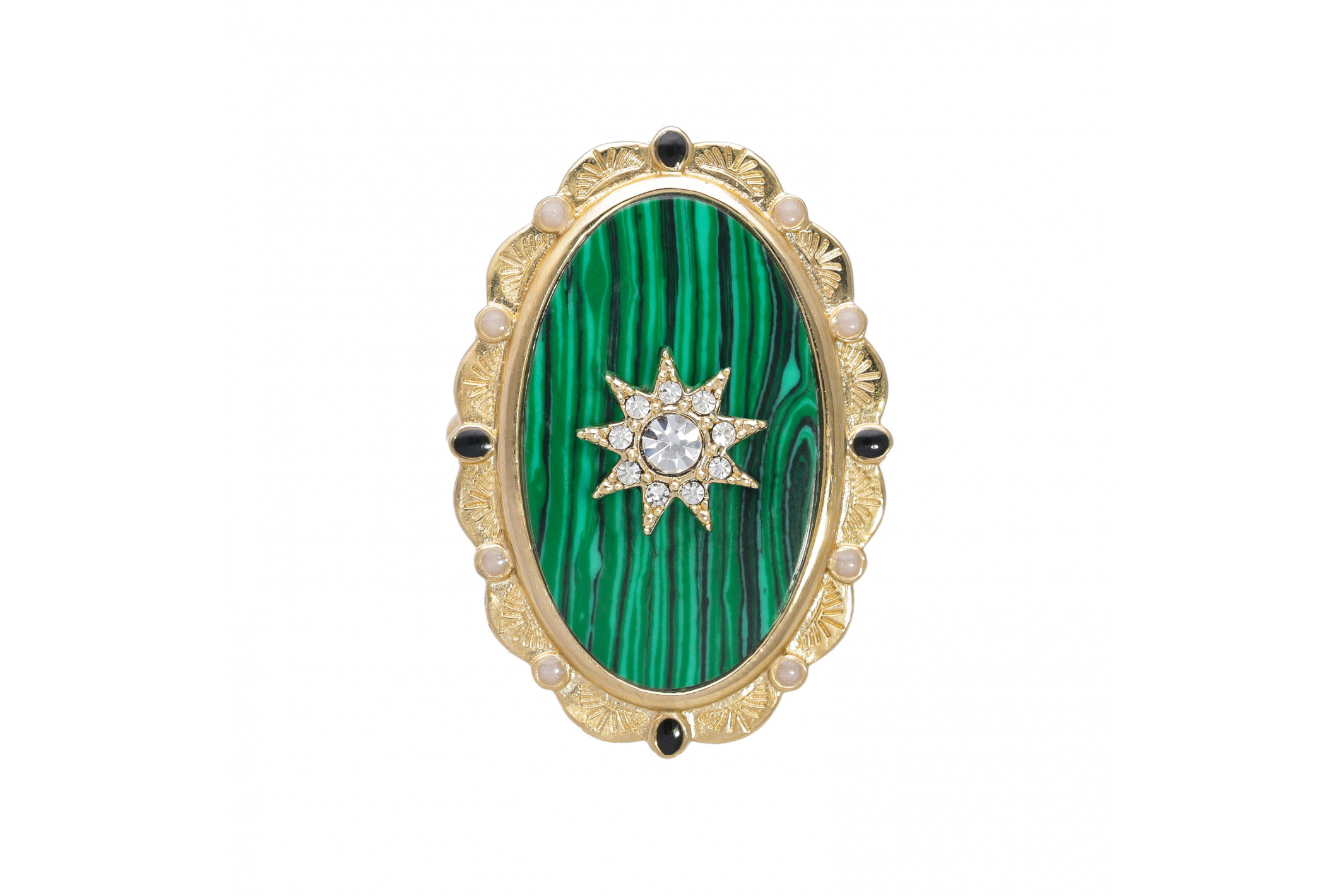 Hipanema Ring Nuria Green