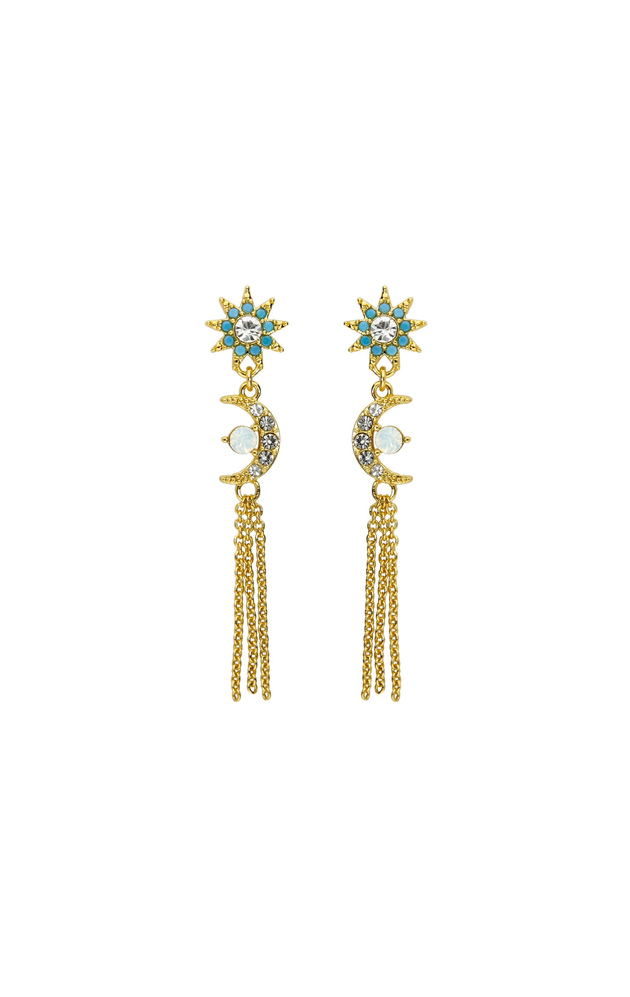 Earrings Space Turquoise