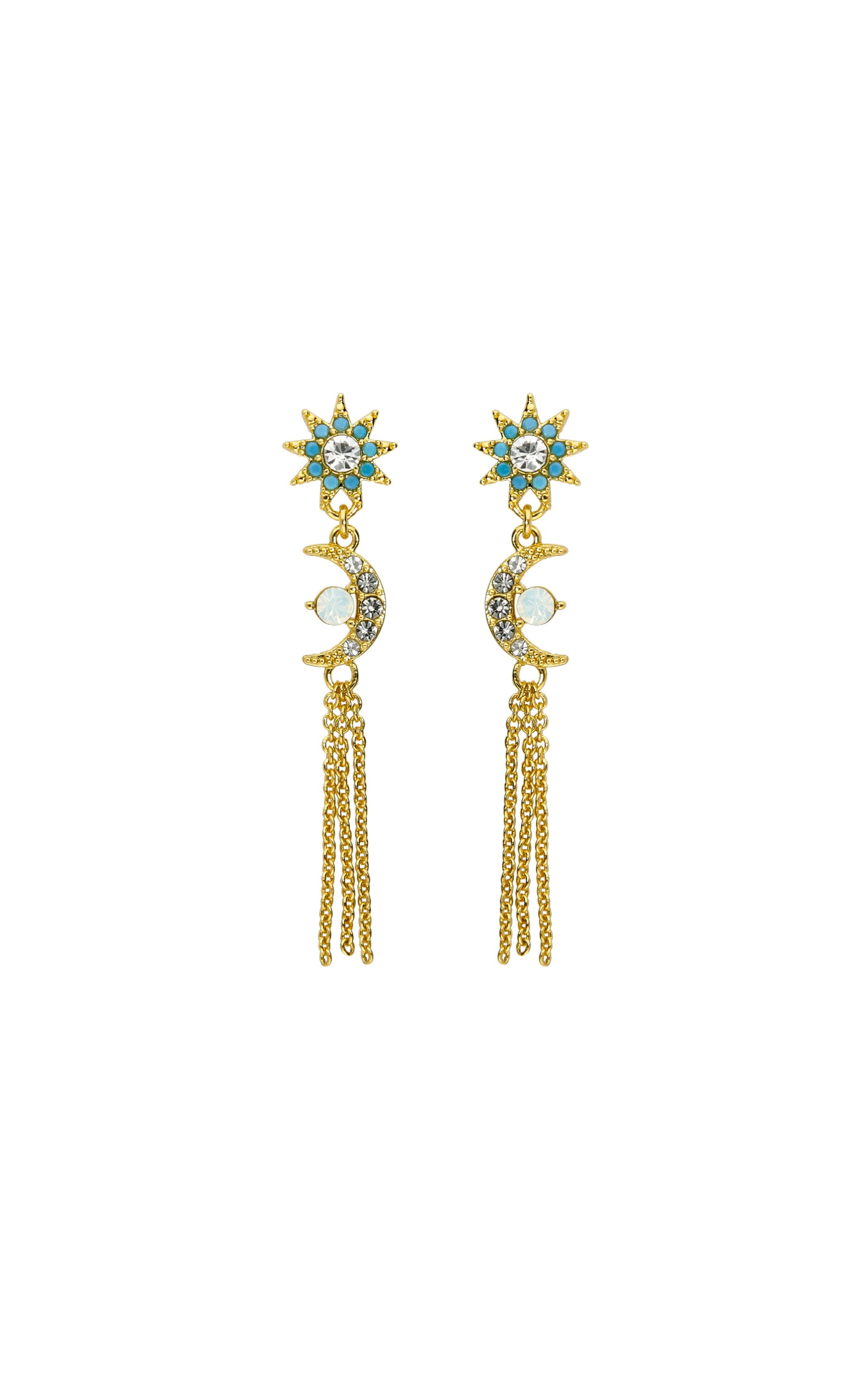 Boucles d'oreilles Space Turquoise