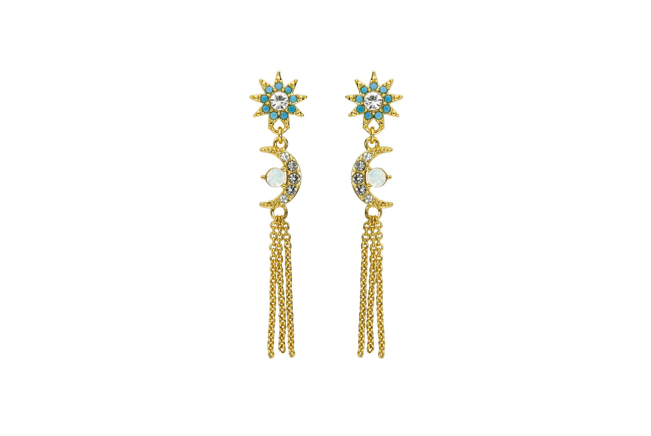 Hipanema Earrings Space Turquoise