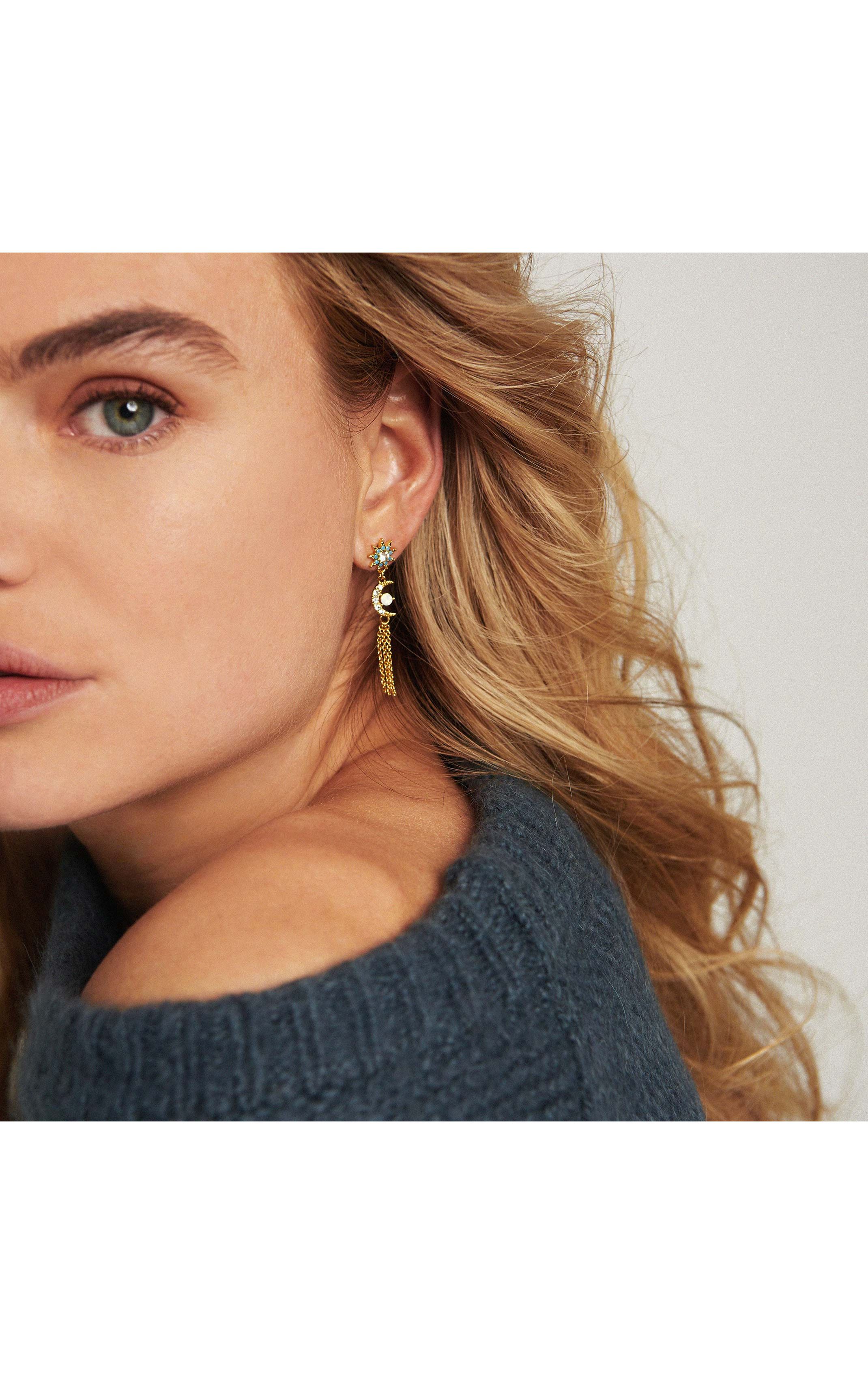 Boucles d'oreilles Space Turquoise