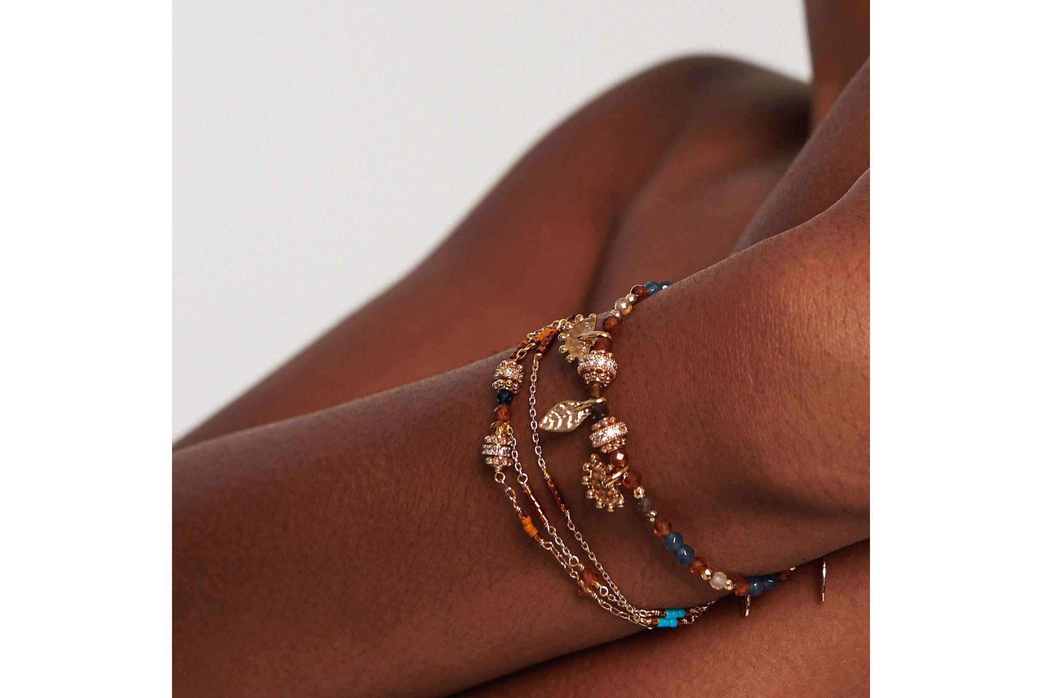 Hipanema Bracelet Louka ambre