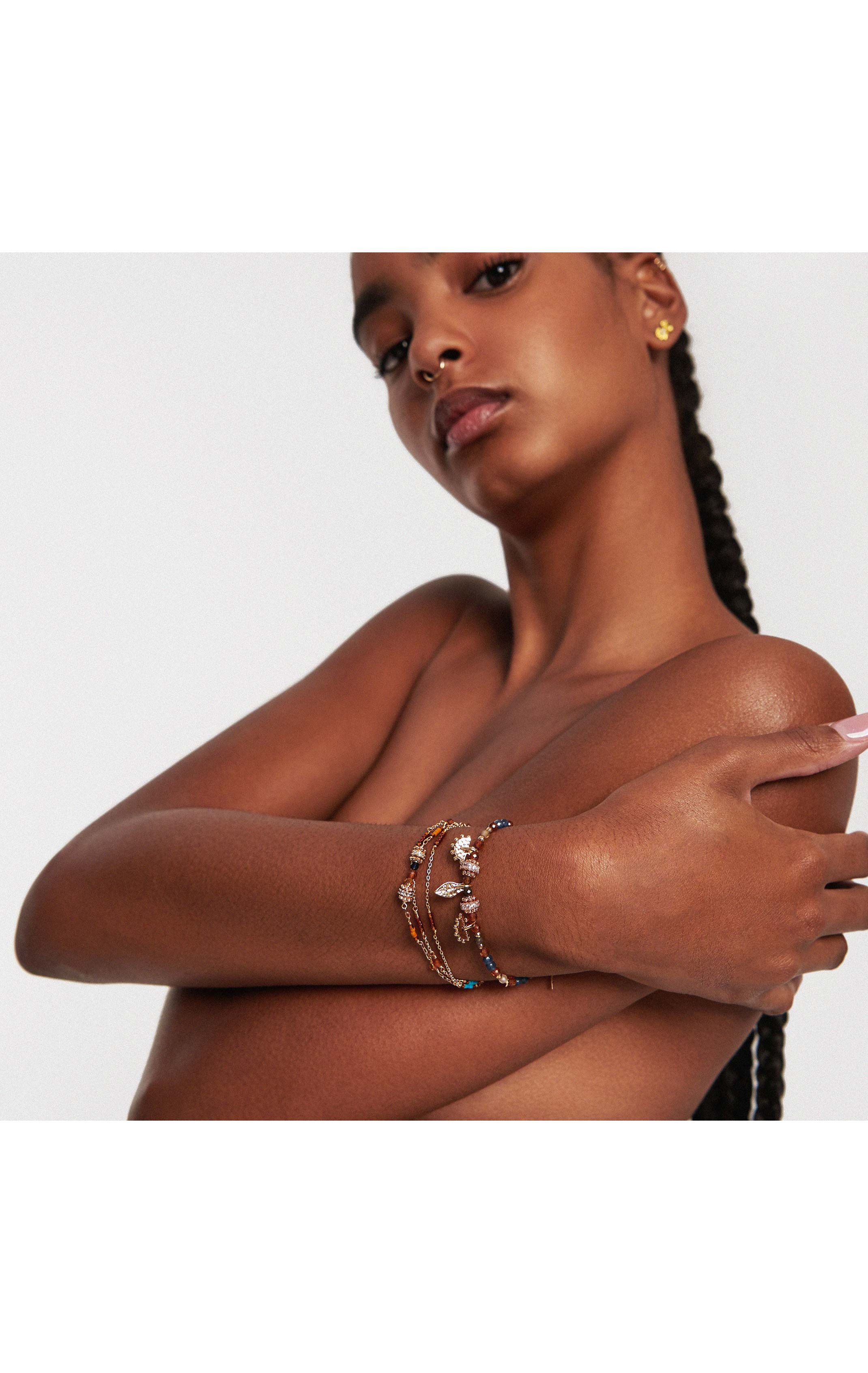 Bracelet Louka ambre