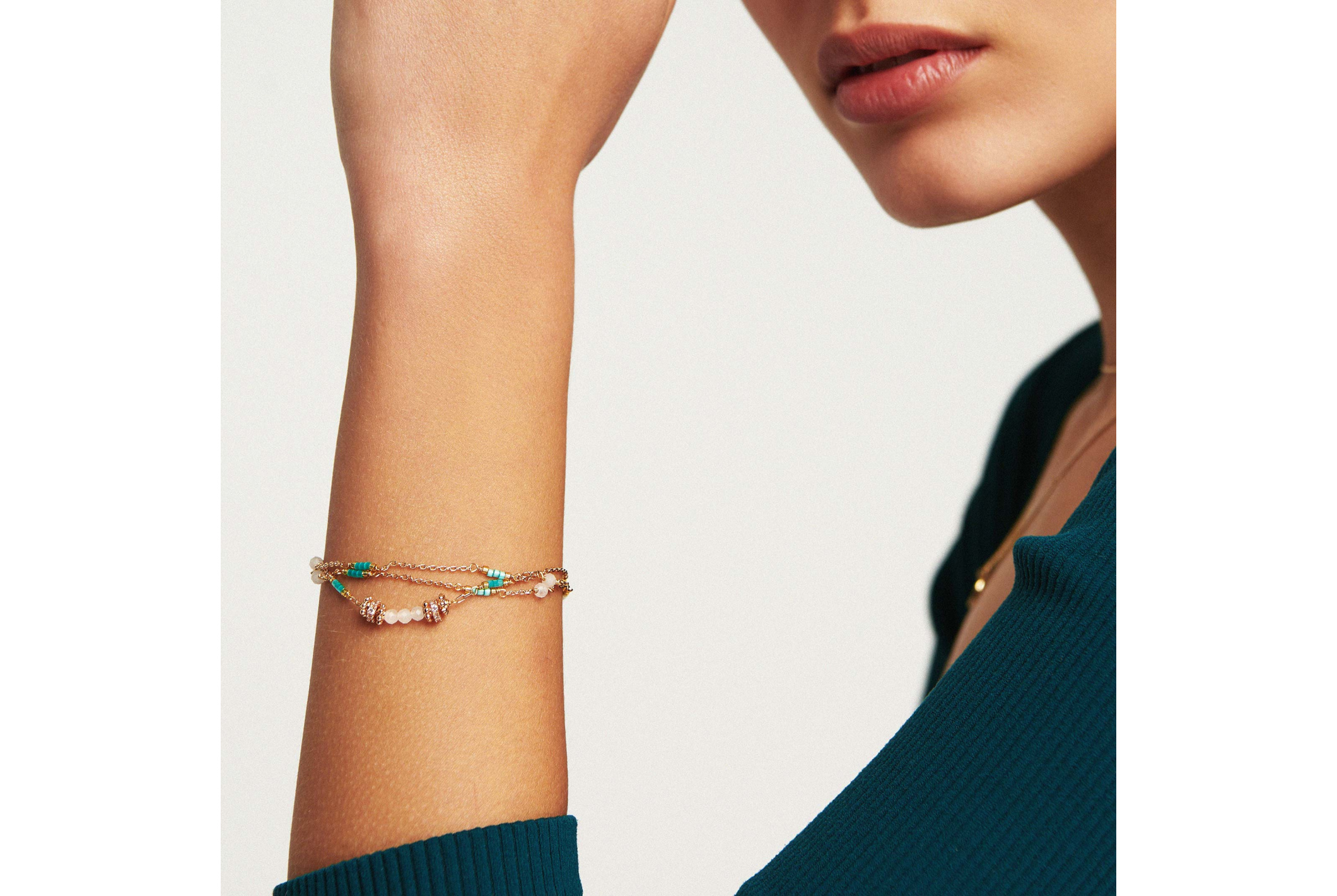 Hipanema Bracelet Louka Green