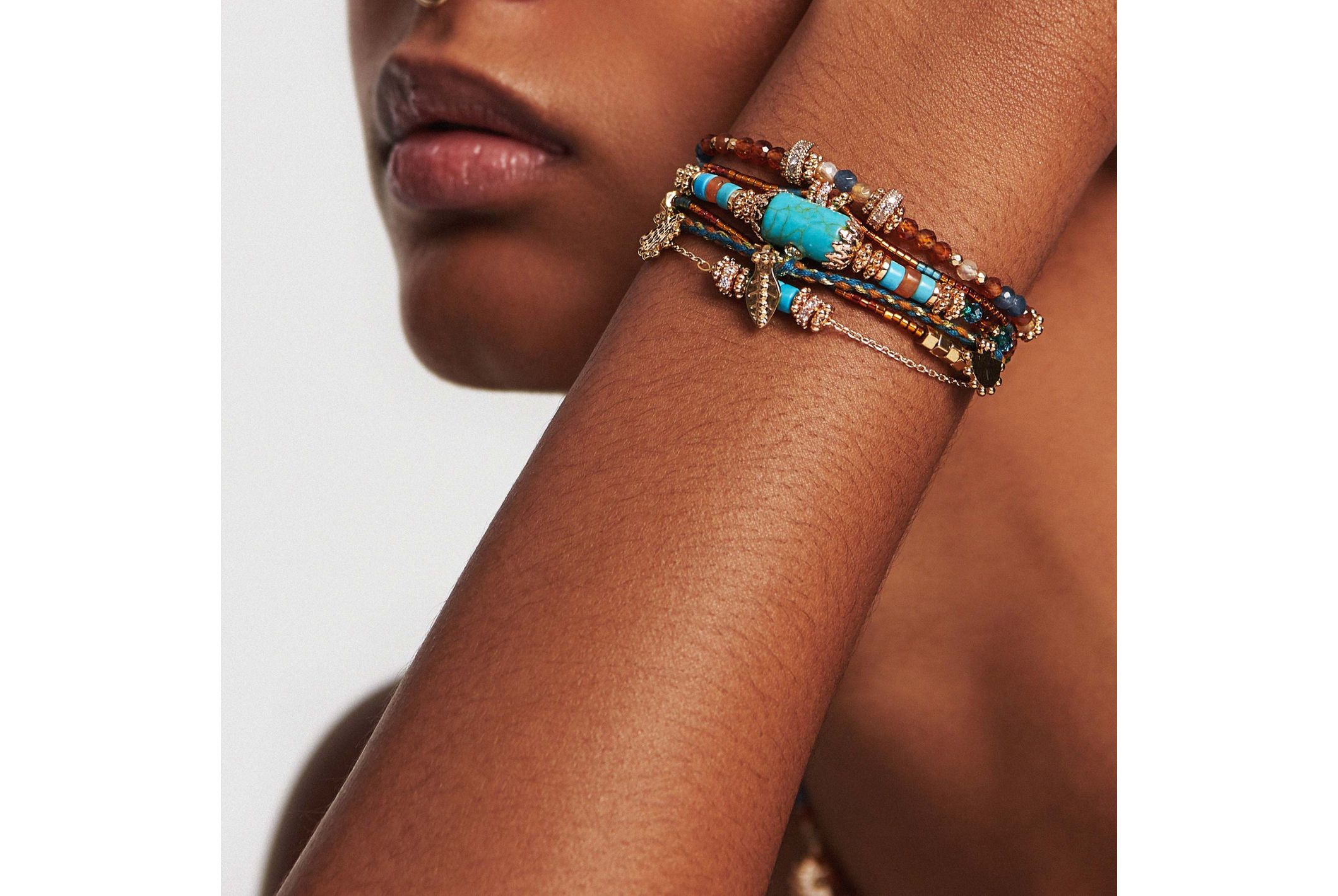 Hipanema Cuff Kanelle ambre