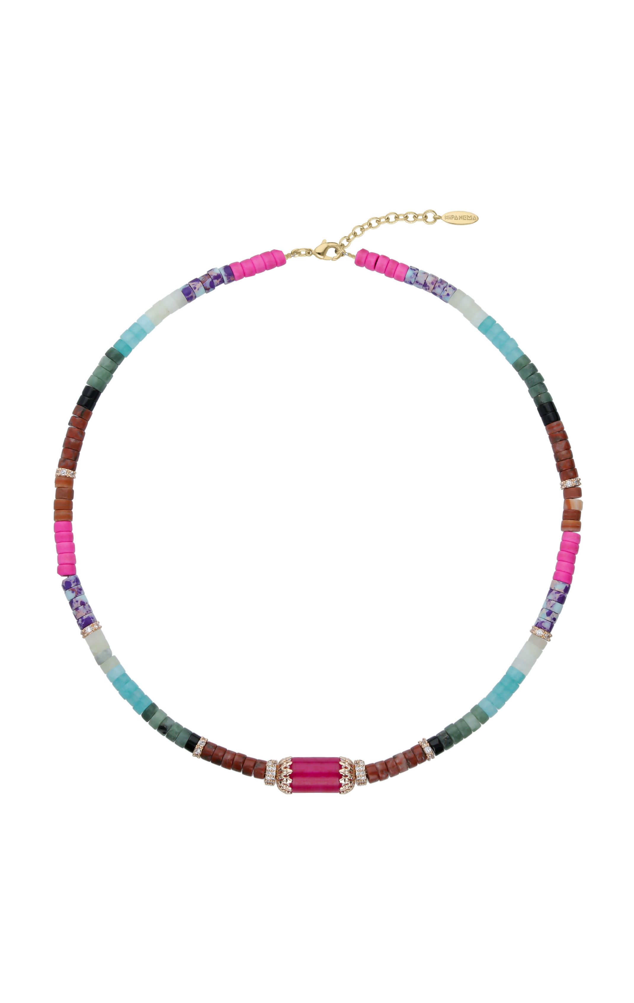 Necklace Namaste Grenat