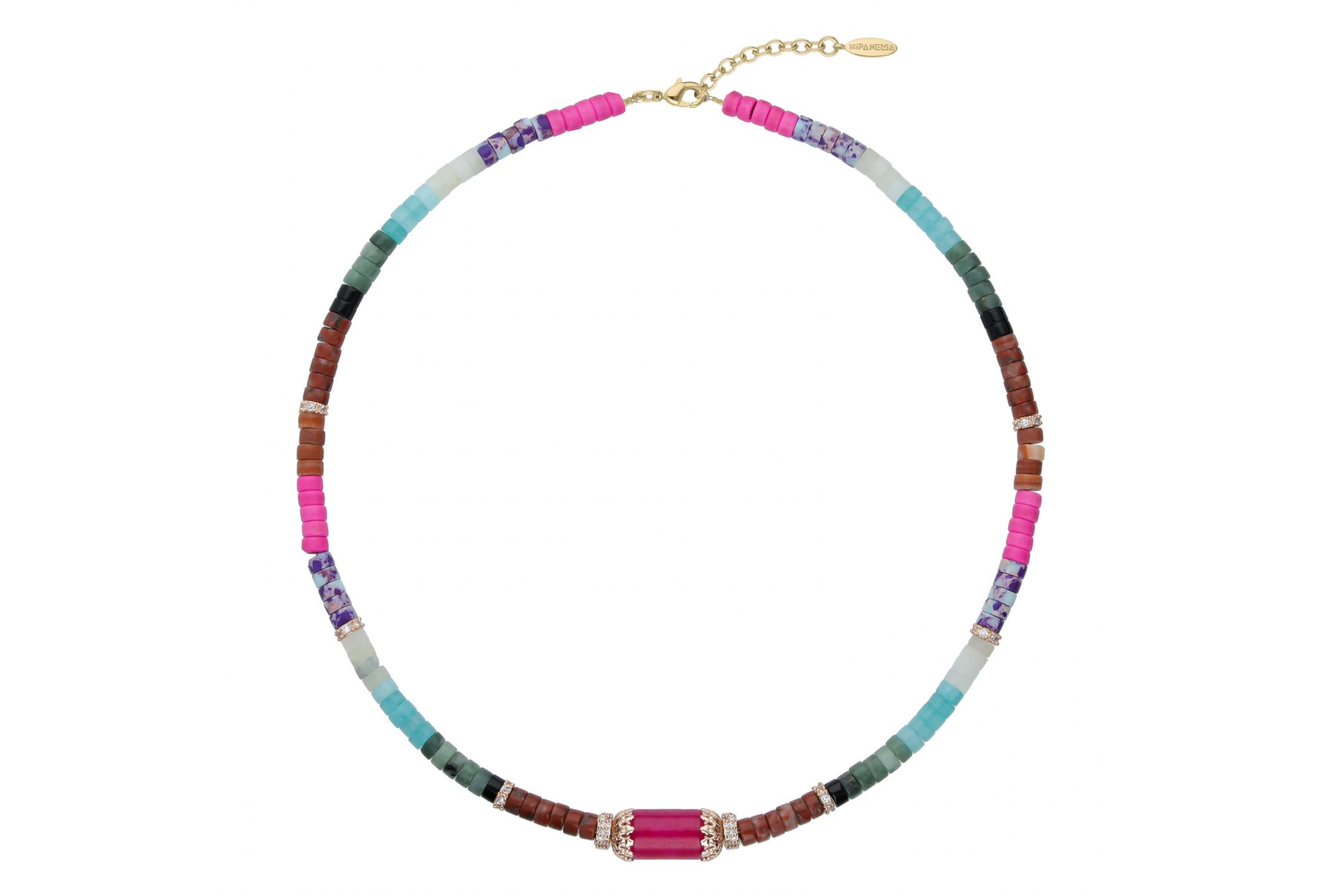 Hipanema Collier Namaste Grenat