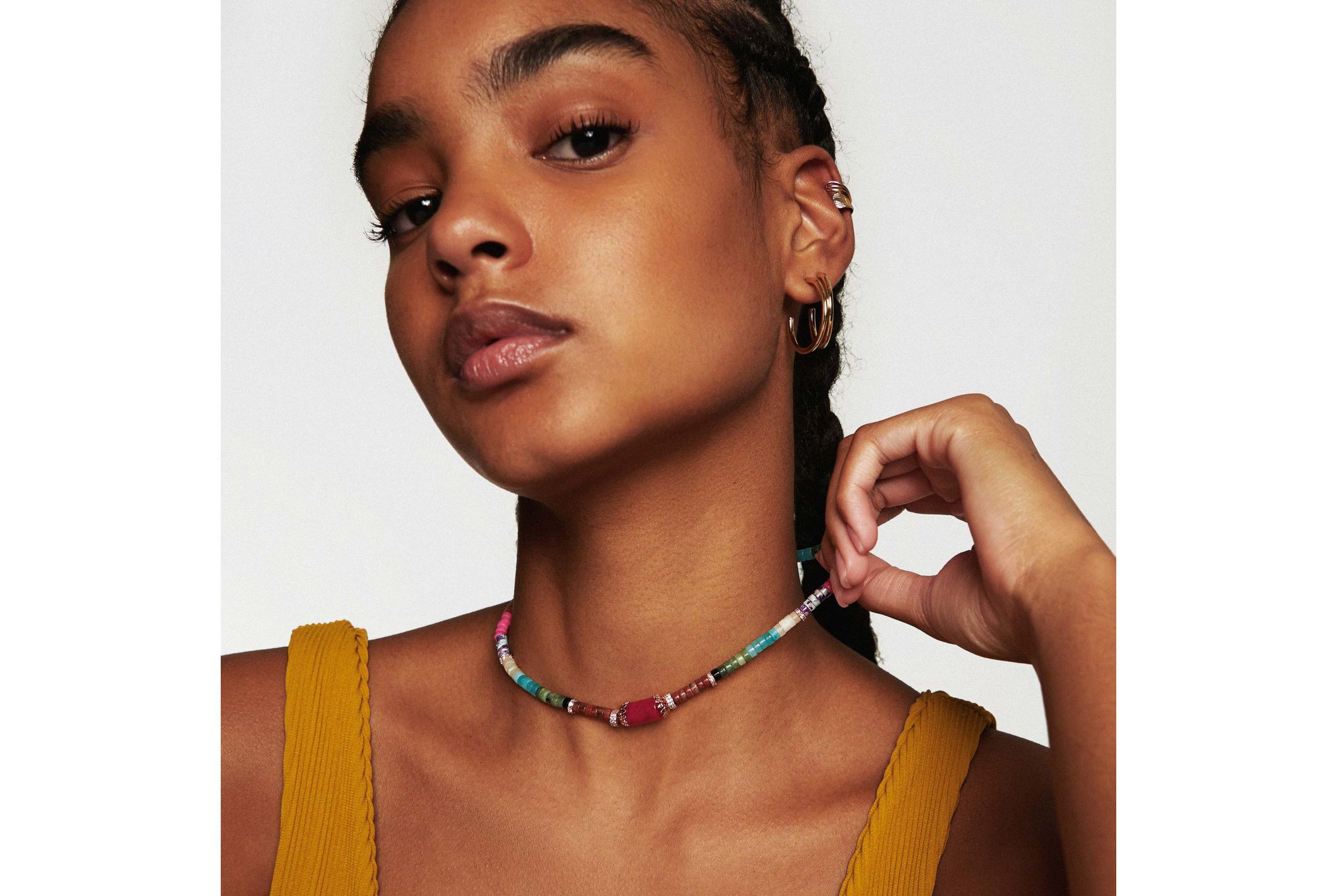Hipanema Collier Namaste Grenat