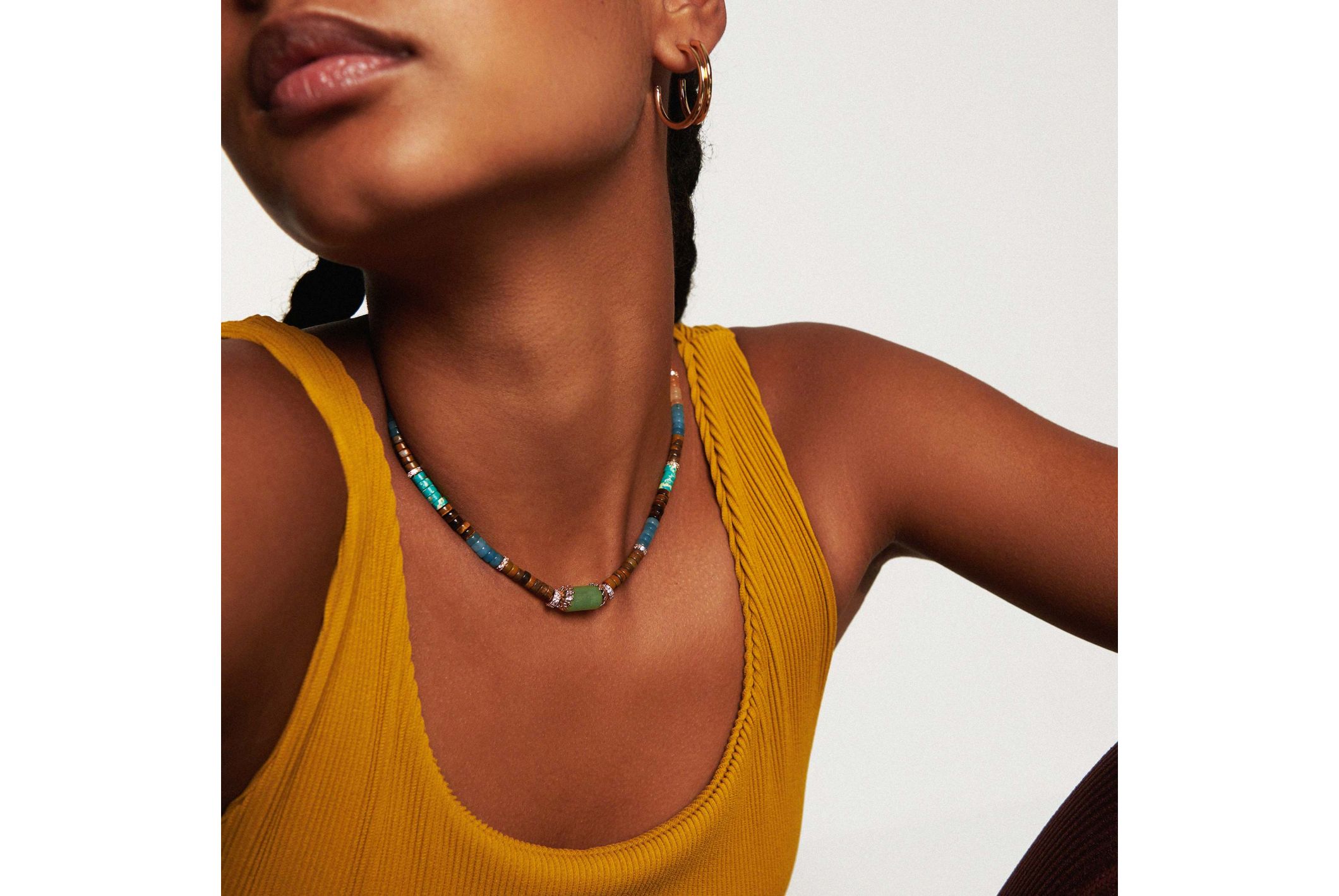 Hipanema Necklace Namaste Jade