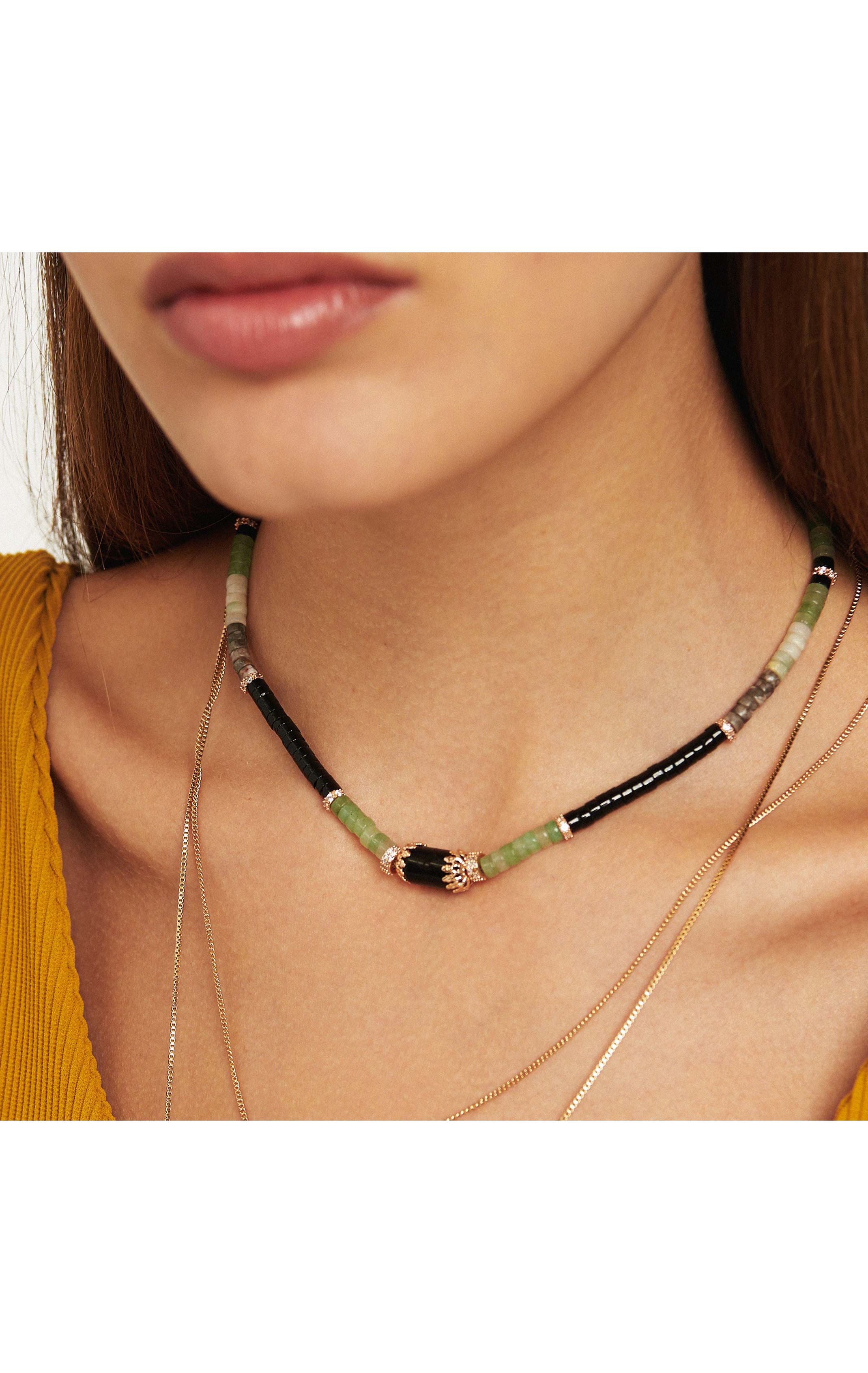 Necklace Namaste Black