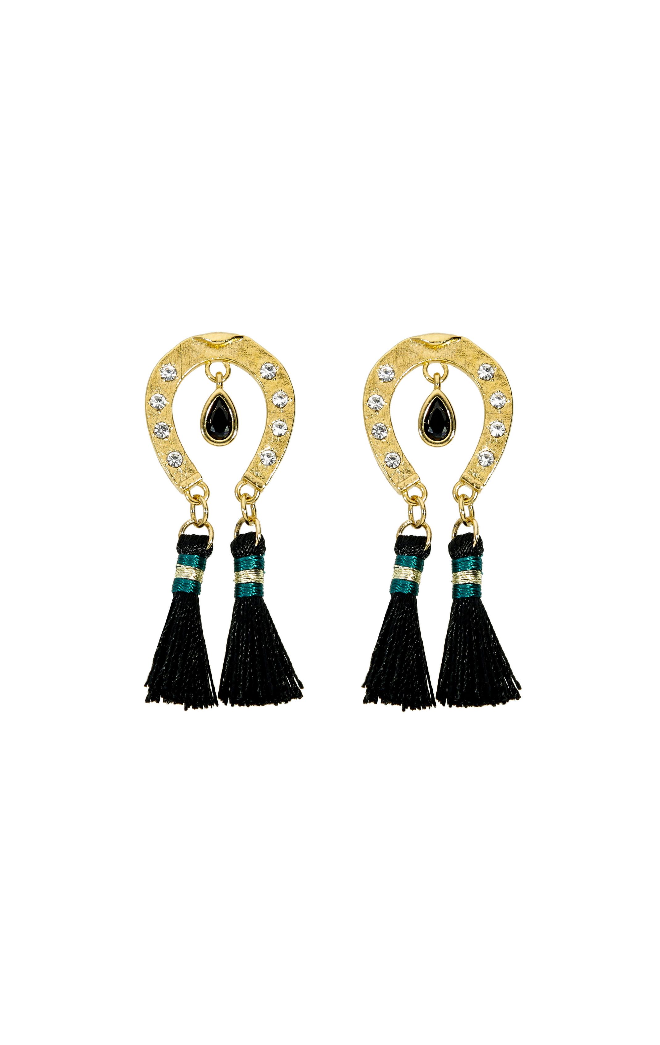 Boucles d'oreilles Patagony Noir