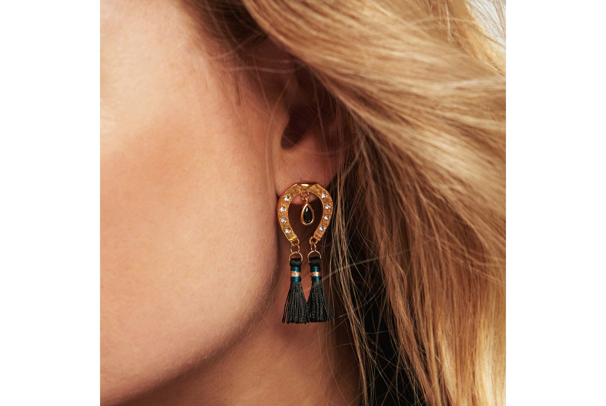 Hipanema Earrings Patagony Black