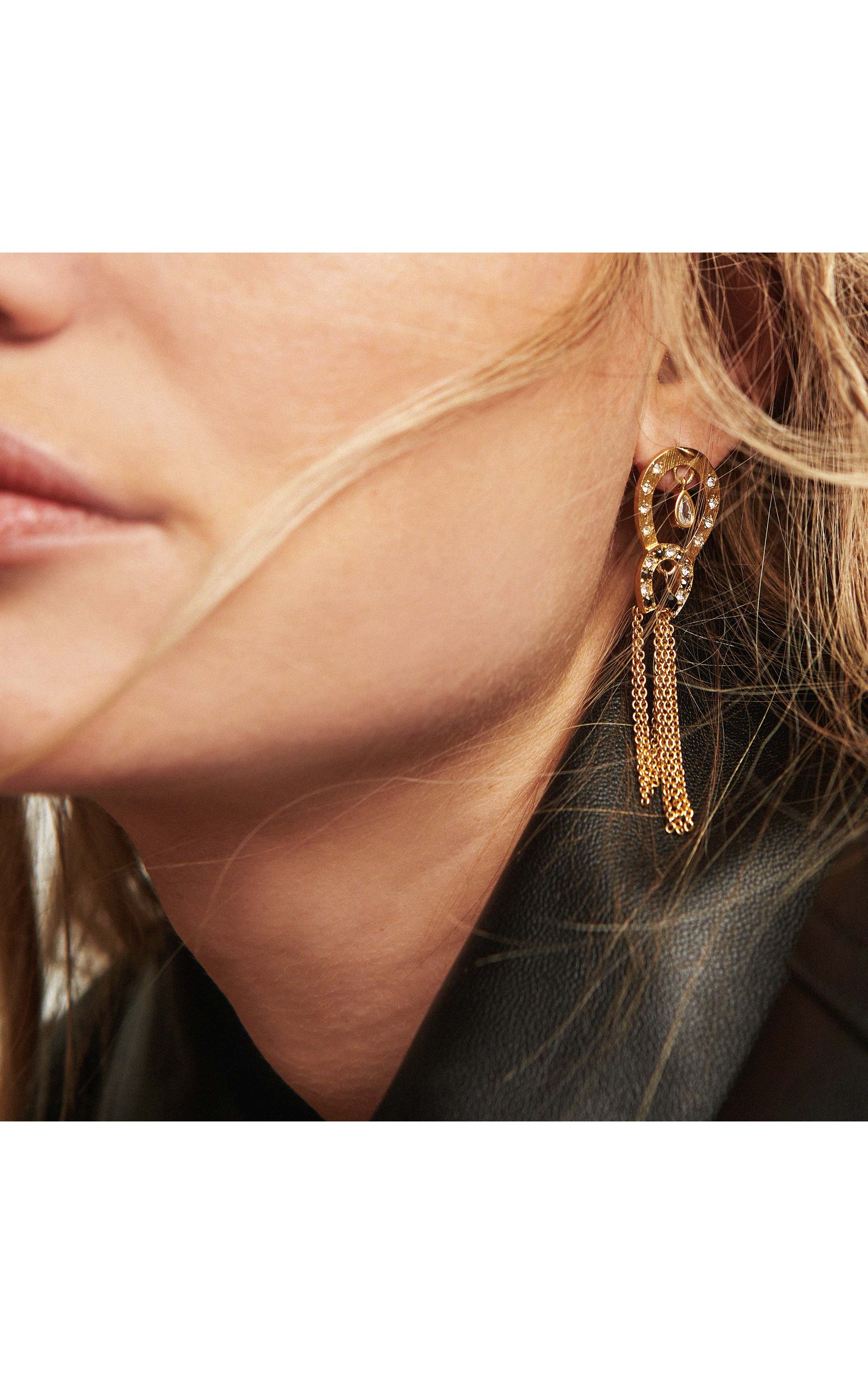 Earrings Poncho Gold