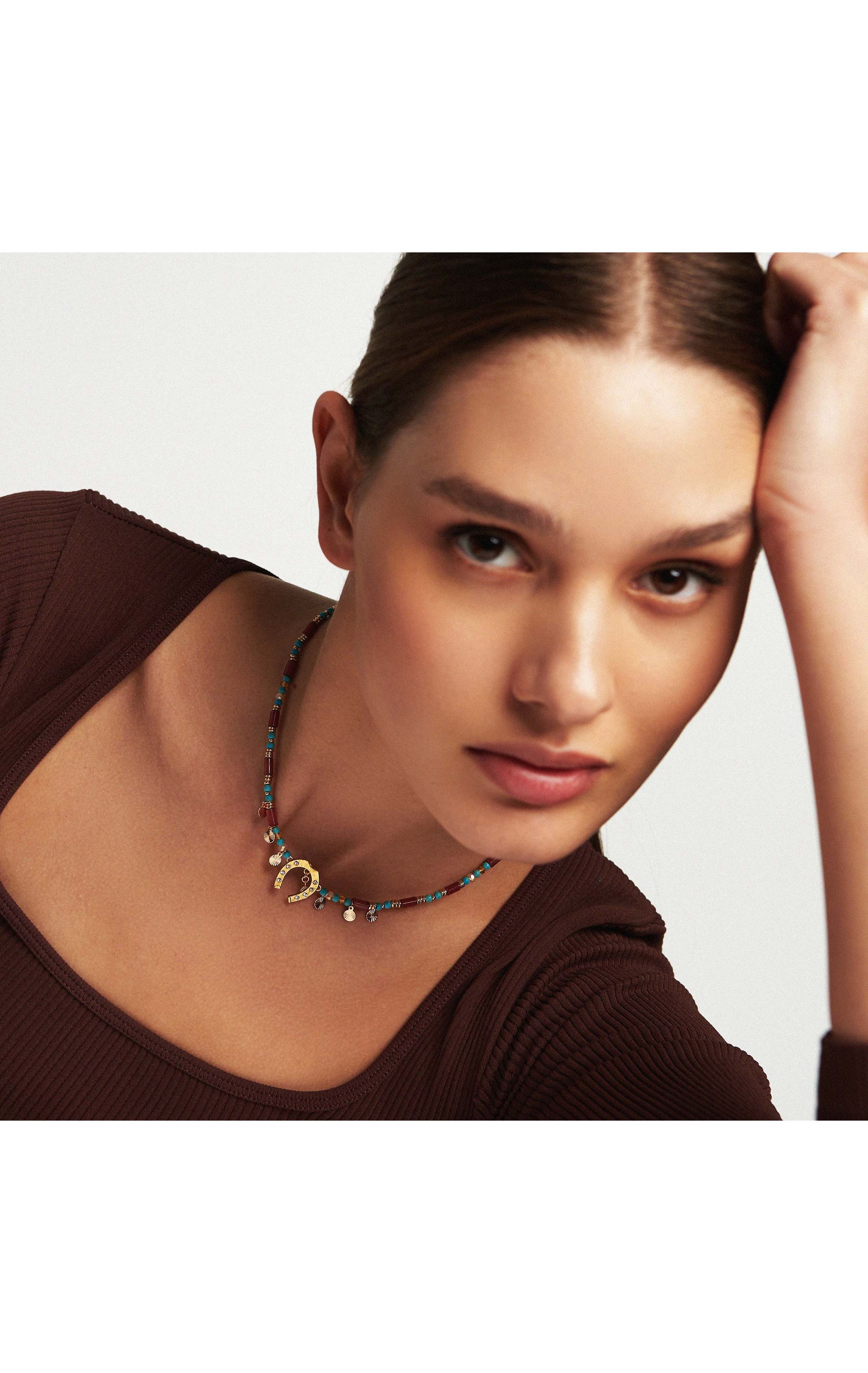 Necklace Ora ambre