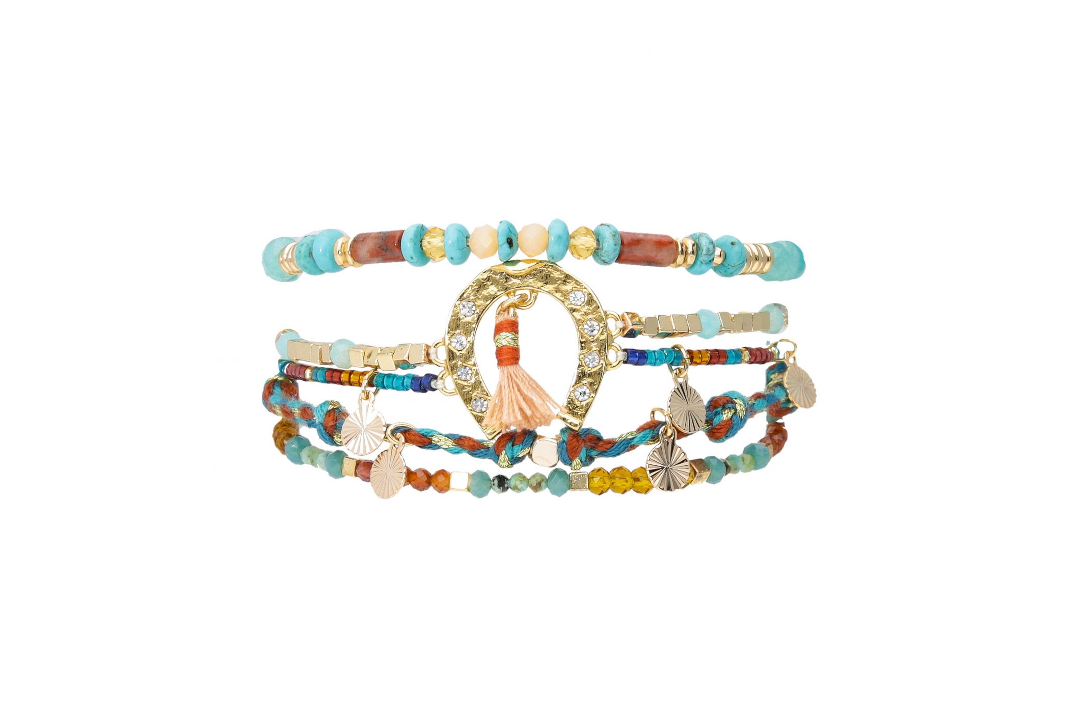 Hipanema Cuff Gitano Turquoise