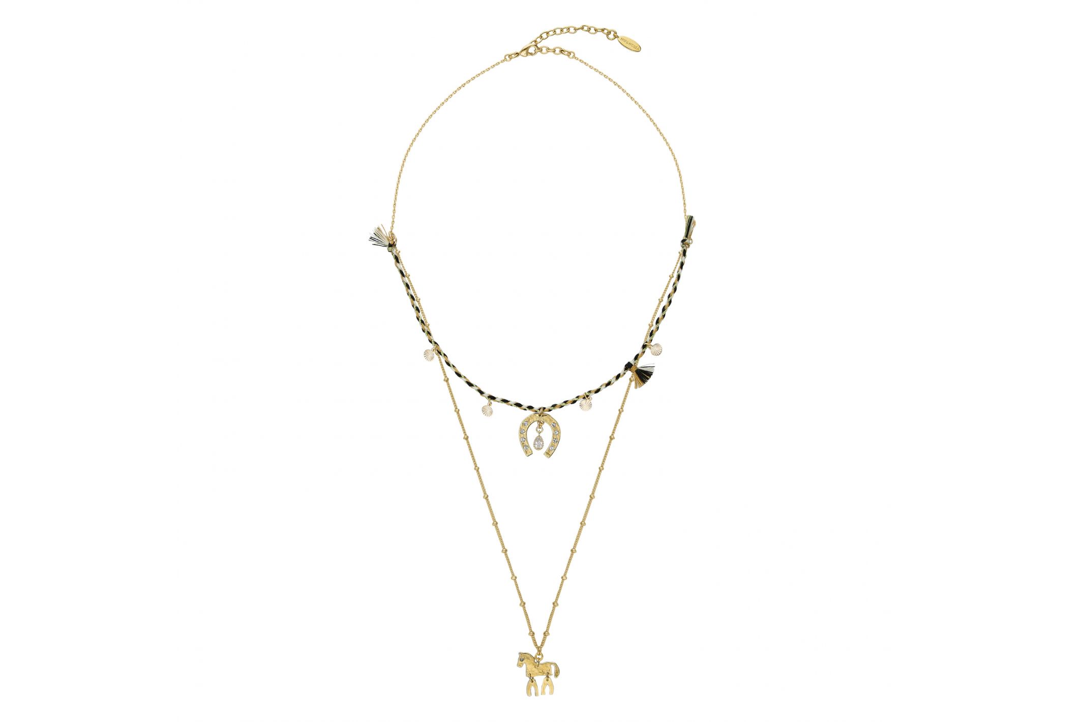 Hipanema Necklace Prairie Black