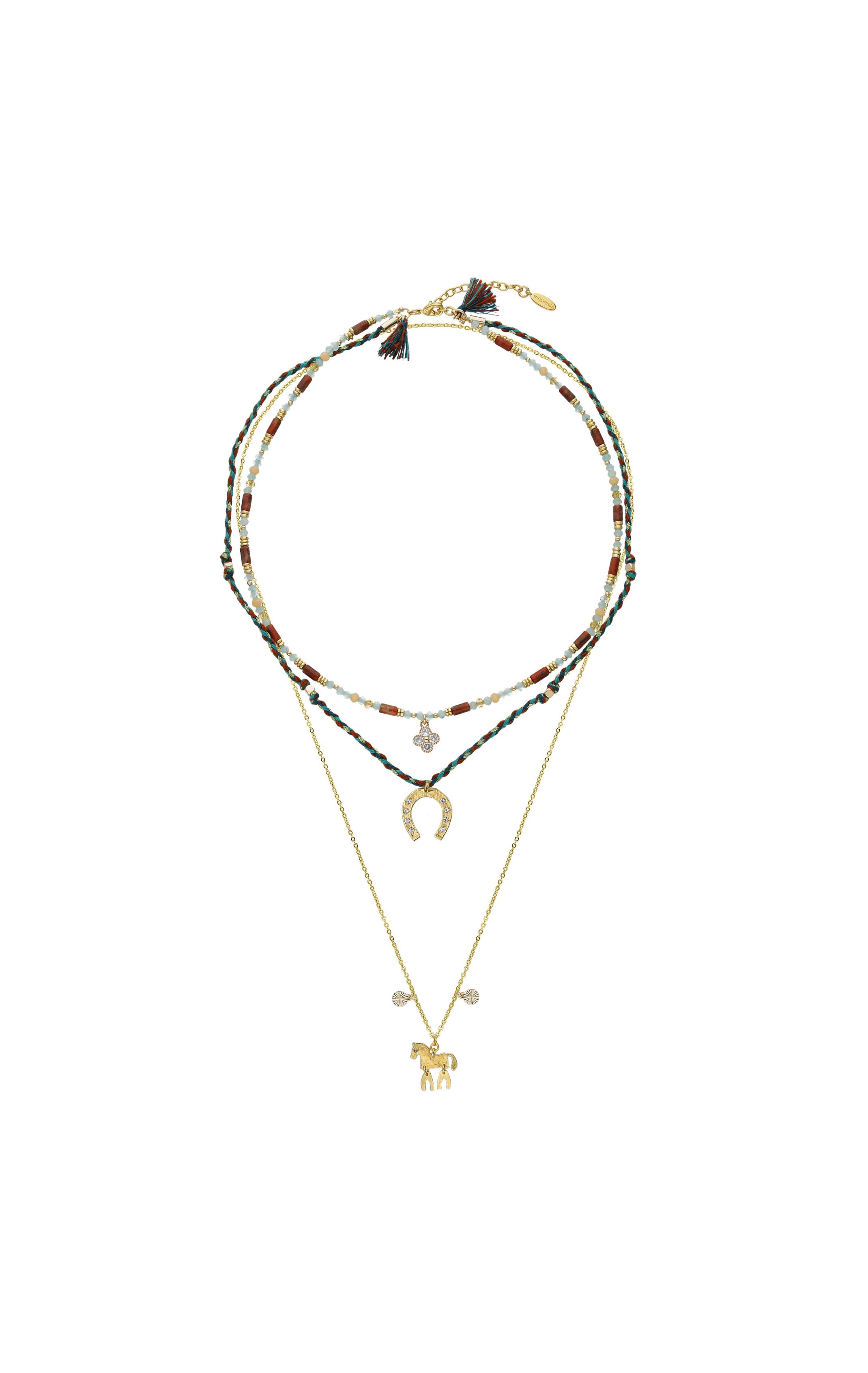 Collier Tornado Ambre