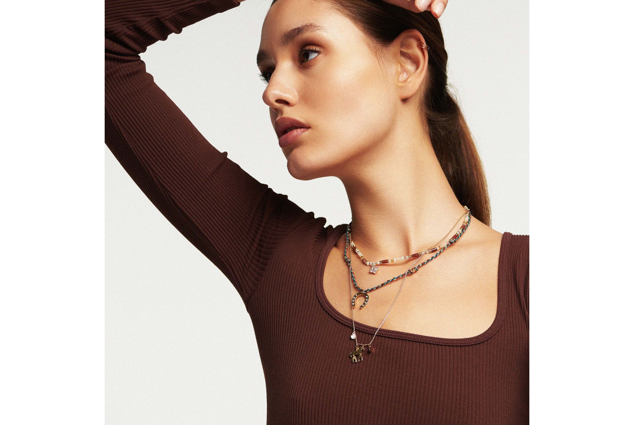 Hipanema Necklace Tornado ambre