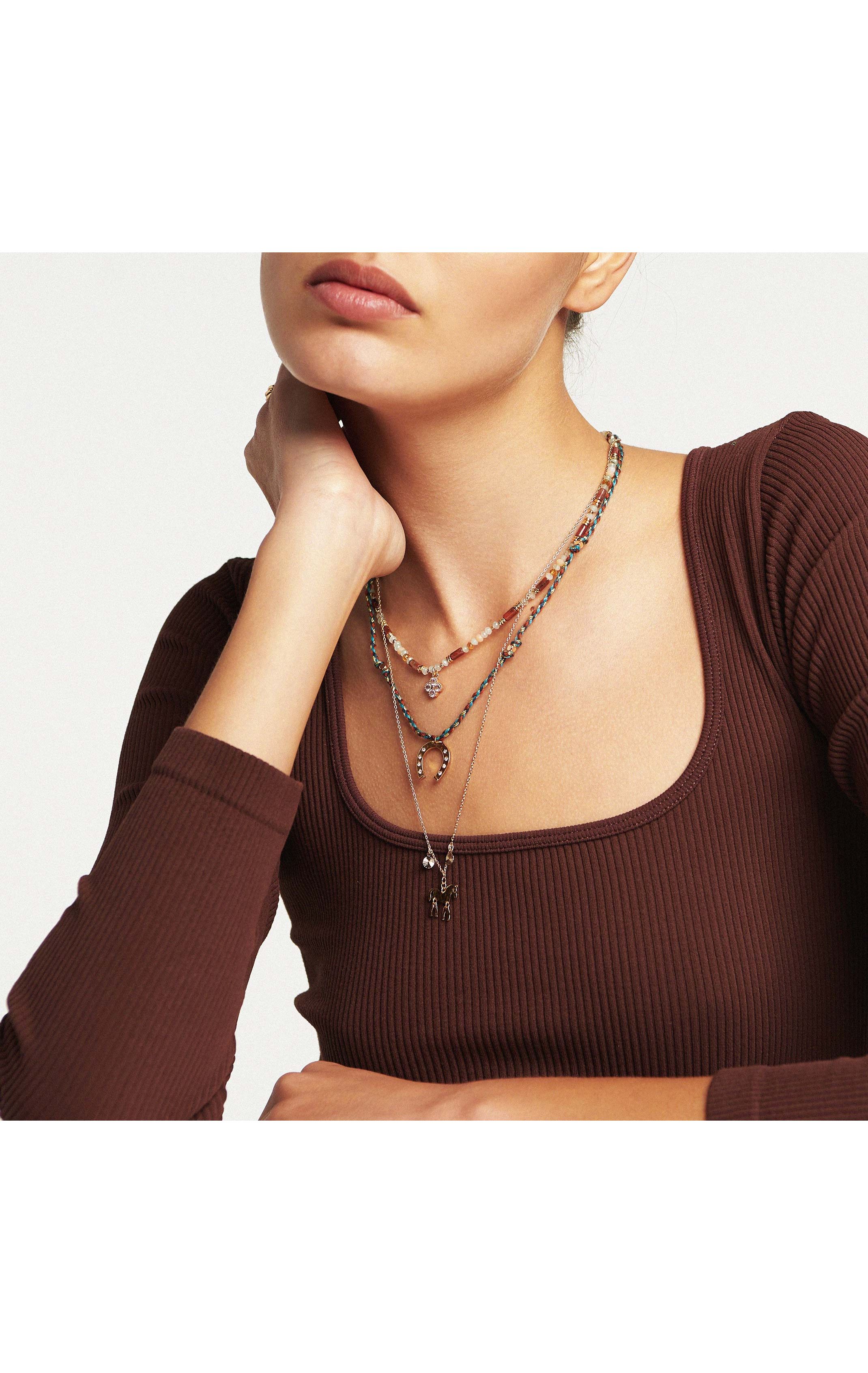 Collier Tornado Ambre