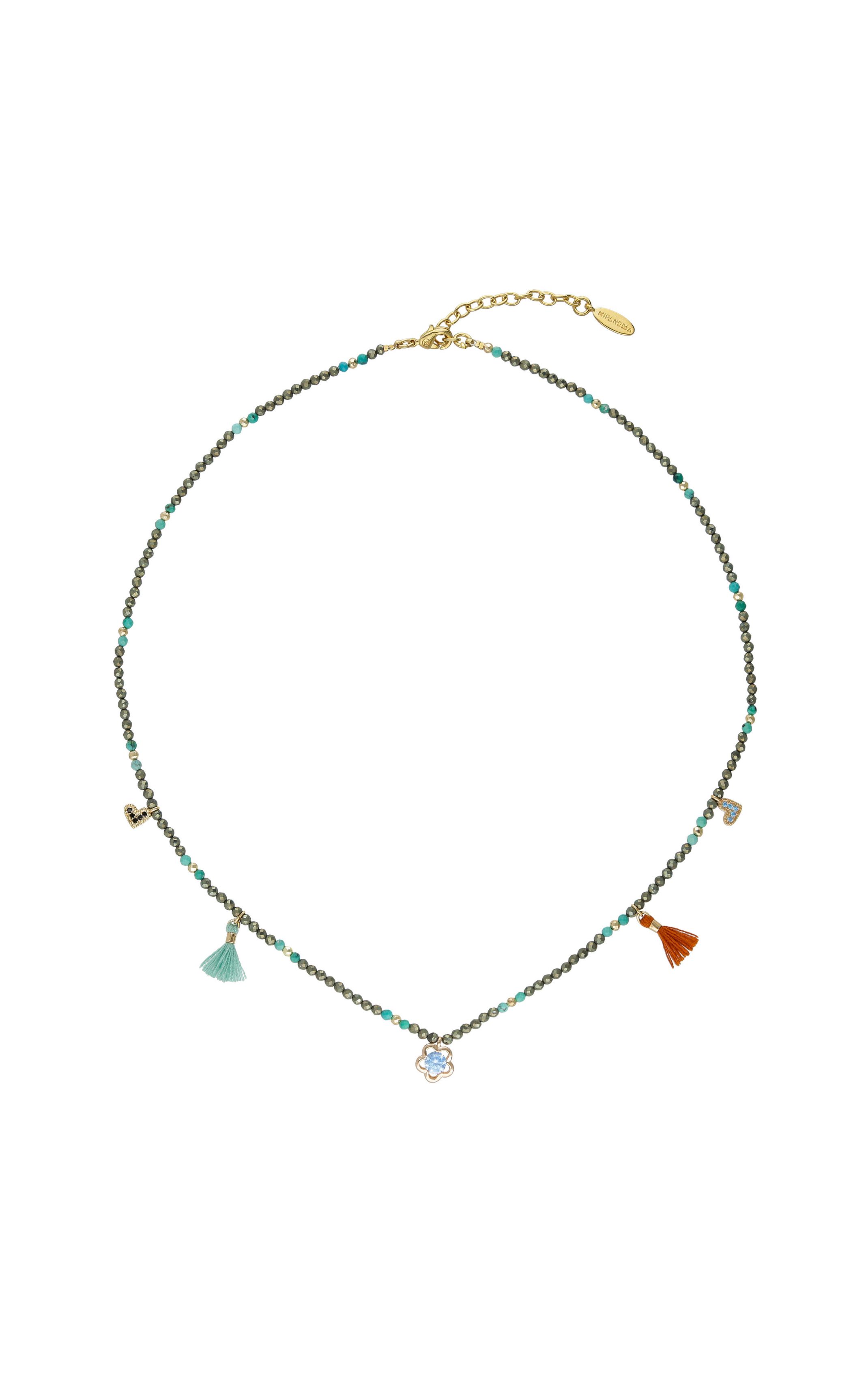 Necklace Yoyo Grey