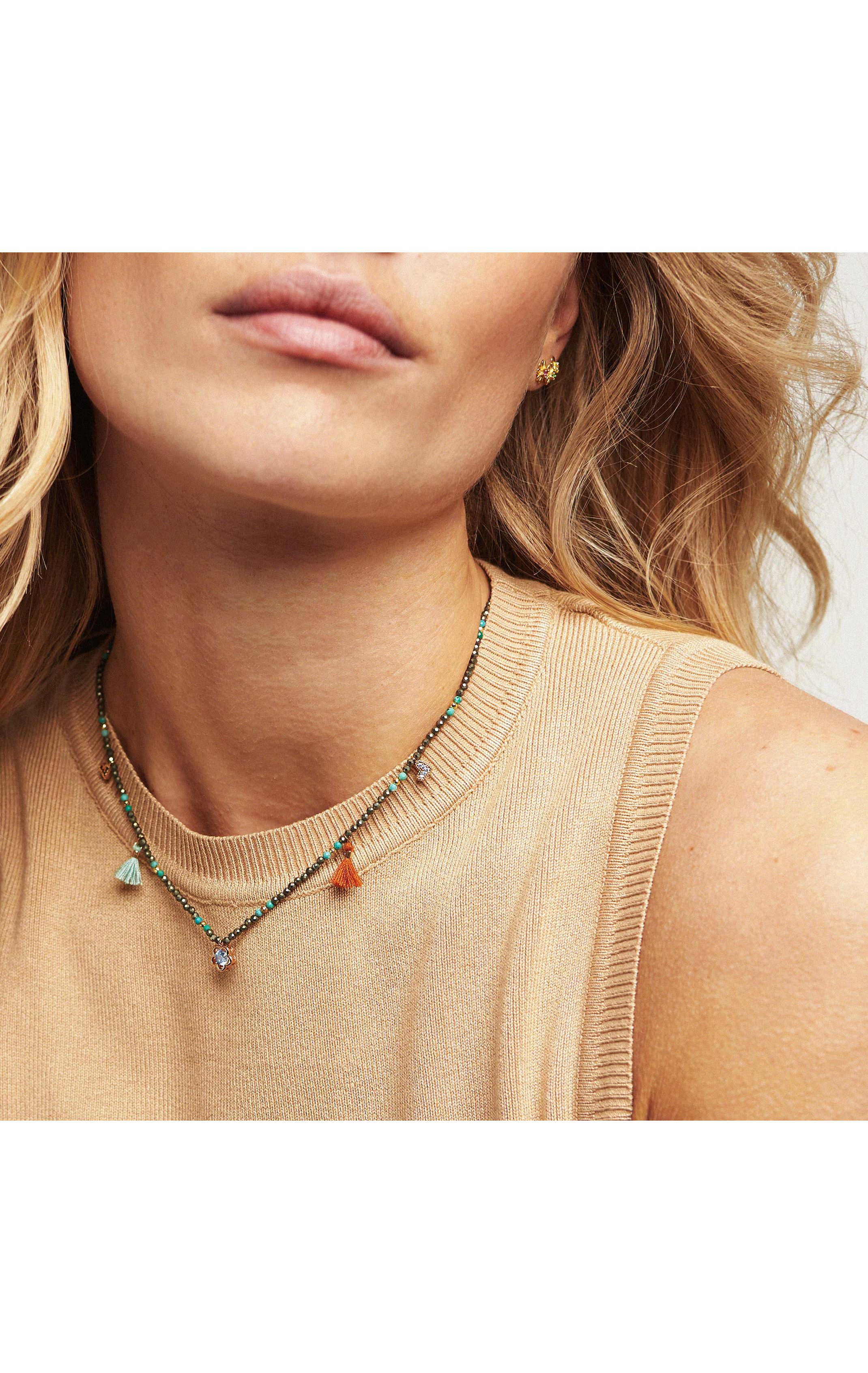 Necklace Yoyo Grey