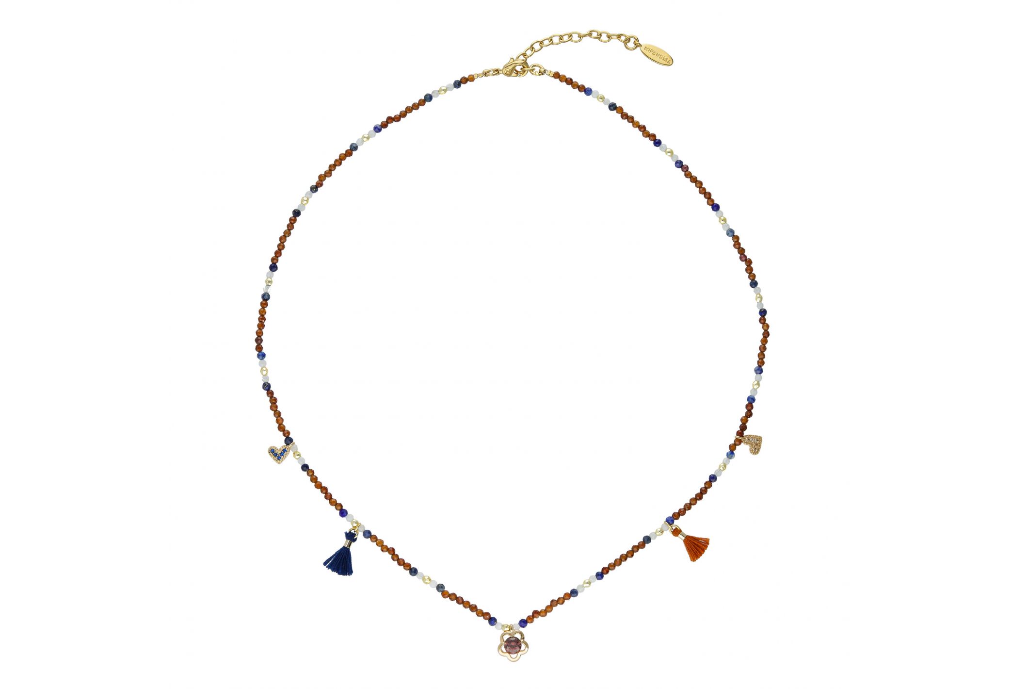 Hipanema Necklace Yoyo ambre