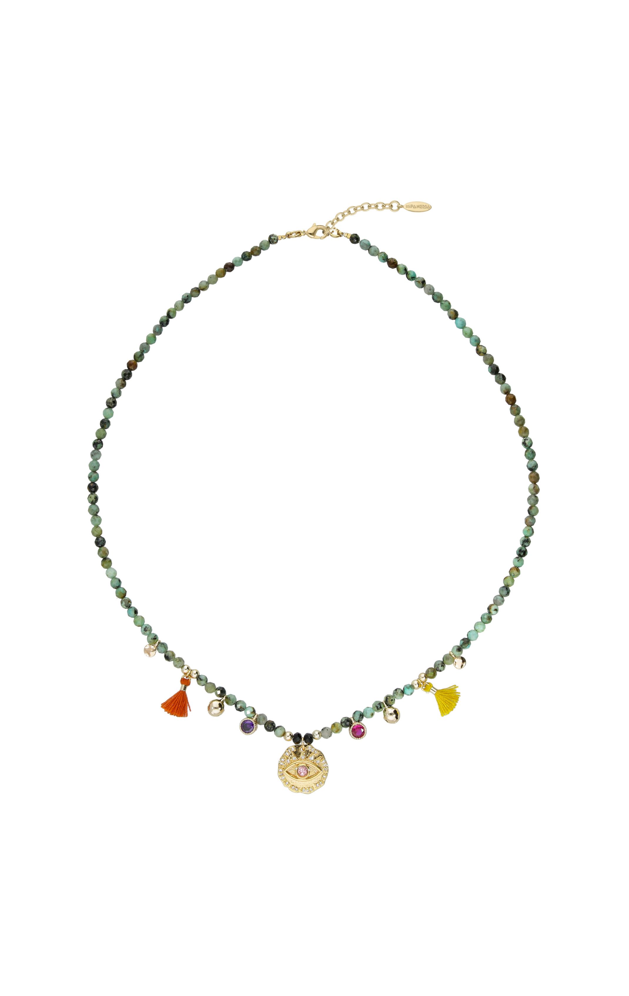 Necklace Boomerang Turquoise