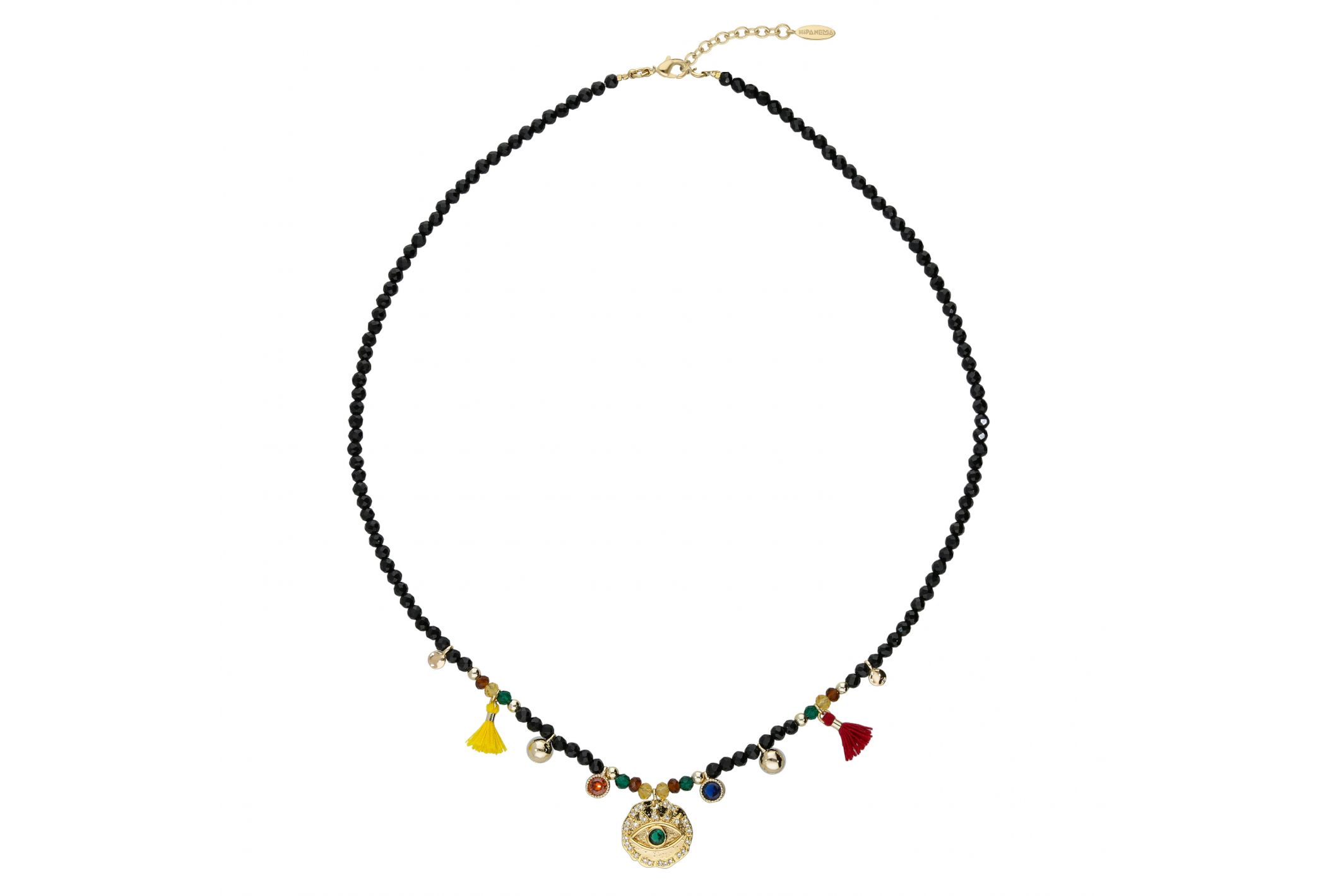 Hipanema Collier Boomerang Noir