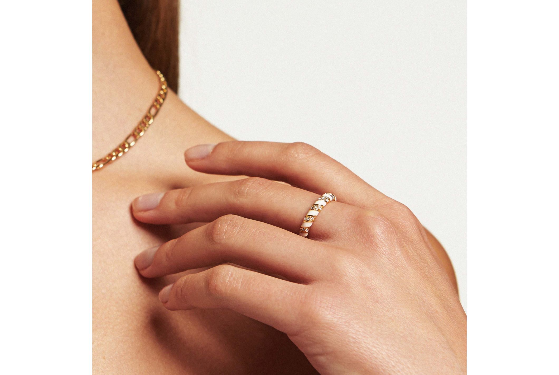 Hipanema Ring Azuria White