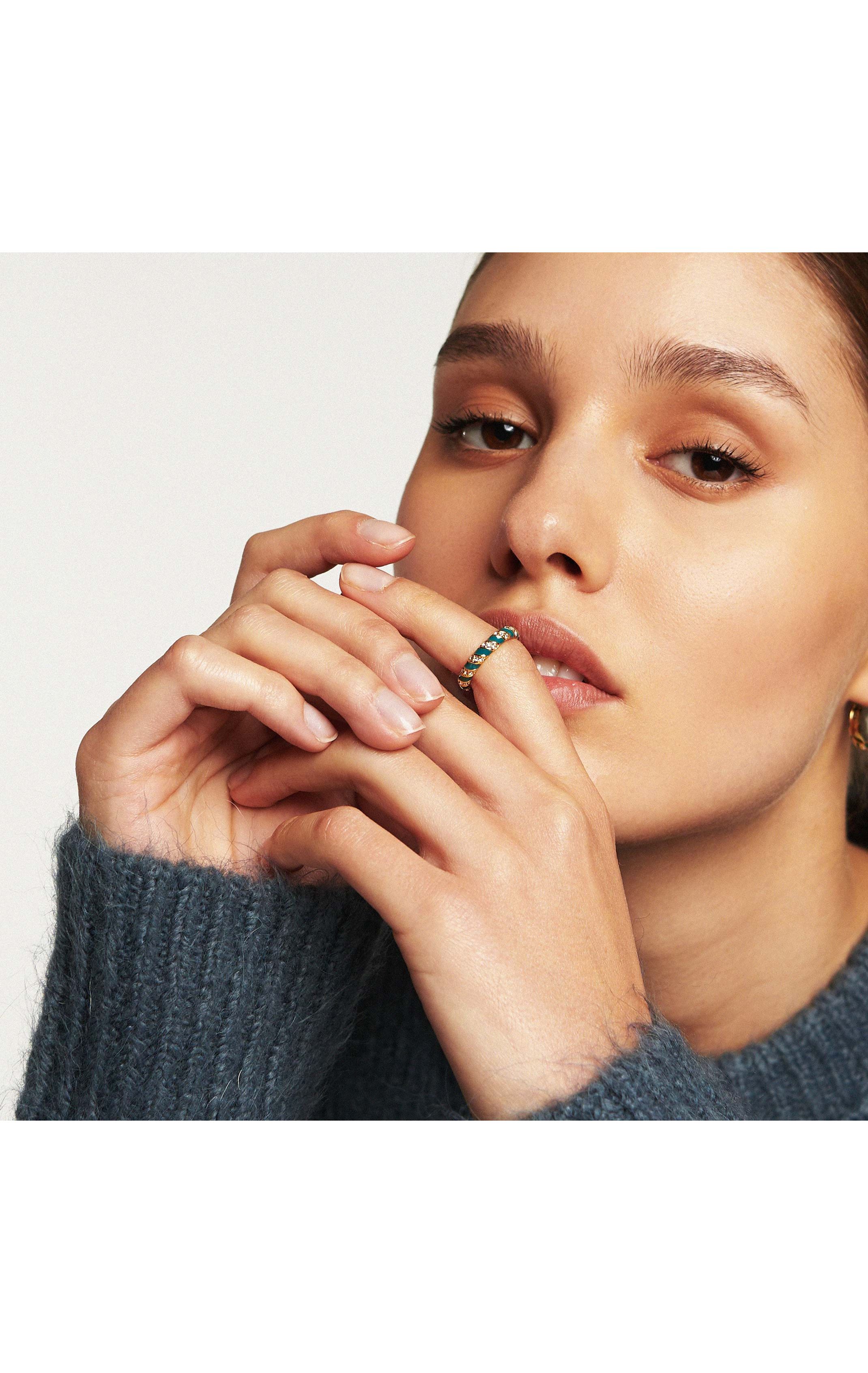 Ring Azuria Green