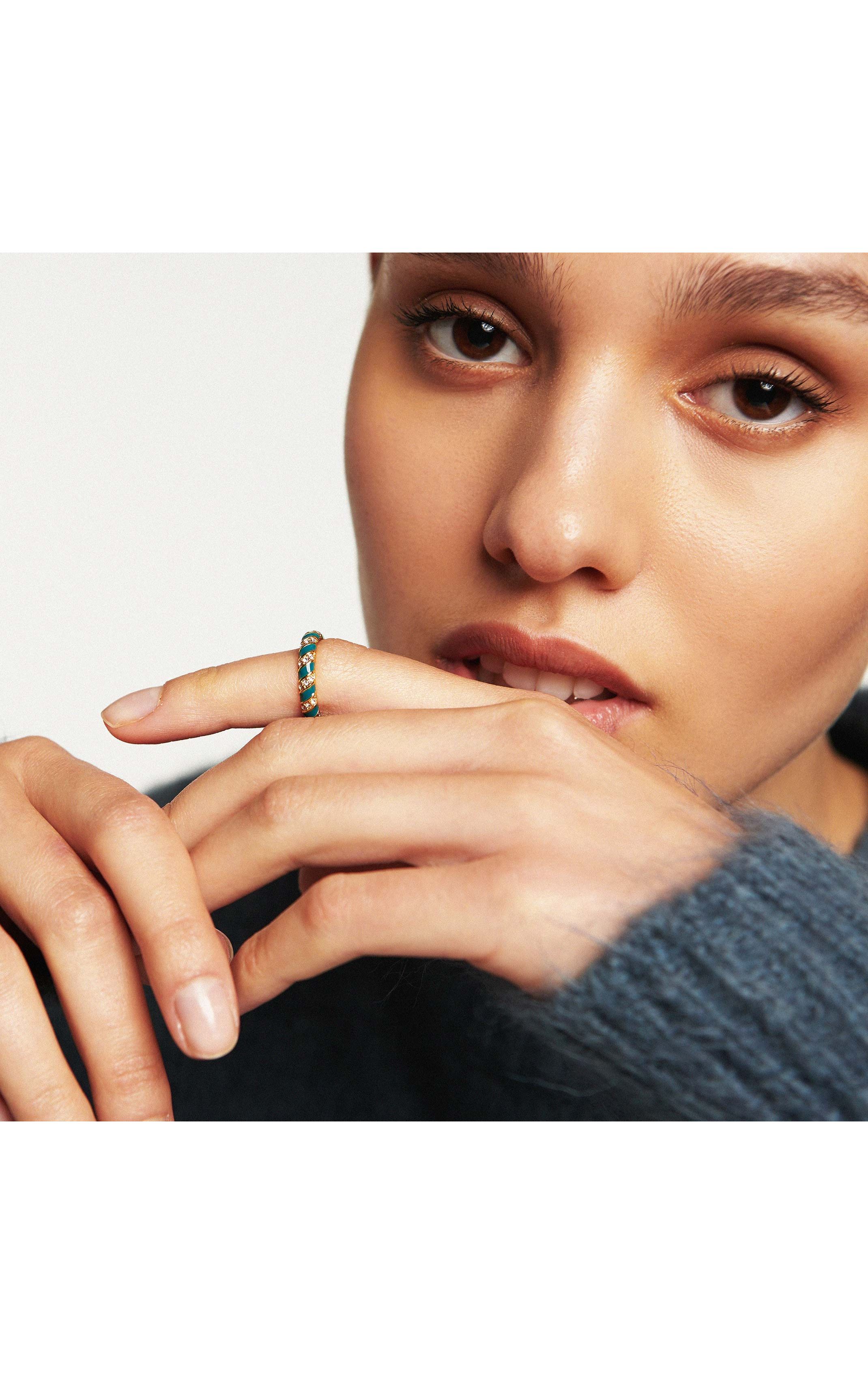 Ring Azuria Green