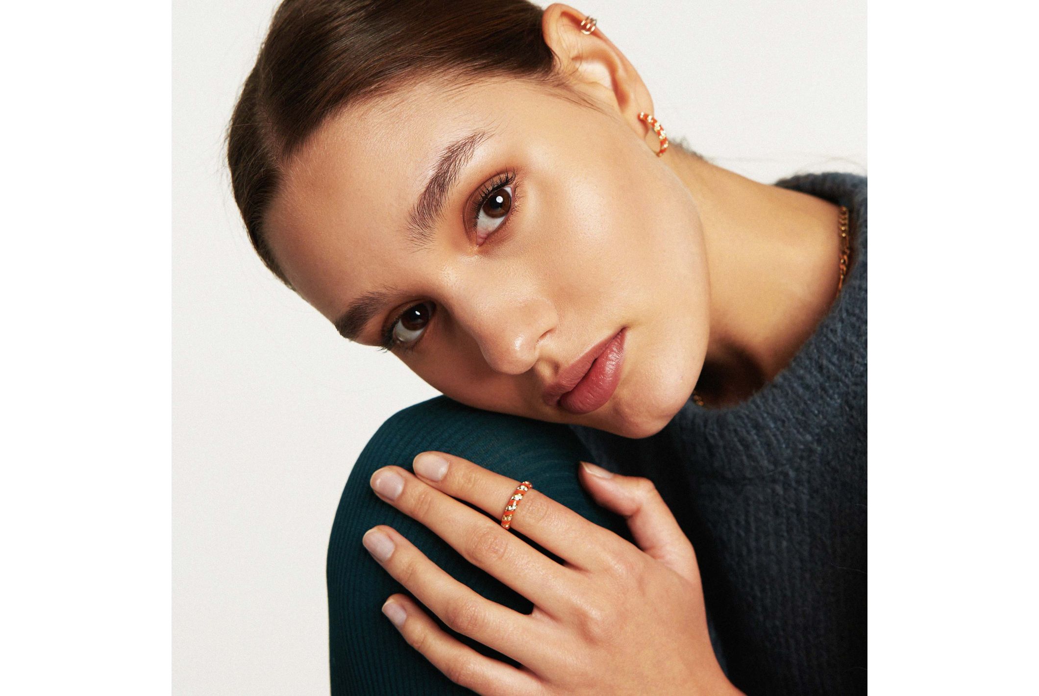 Hipanema Ring Azuria Red