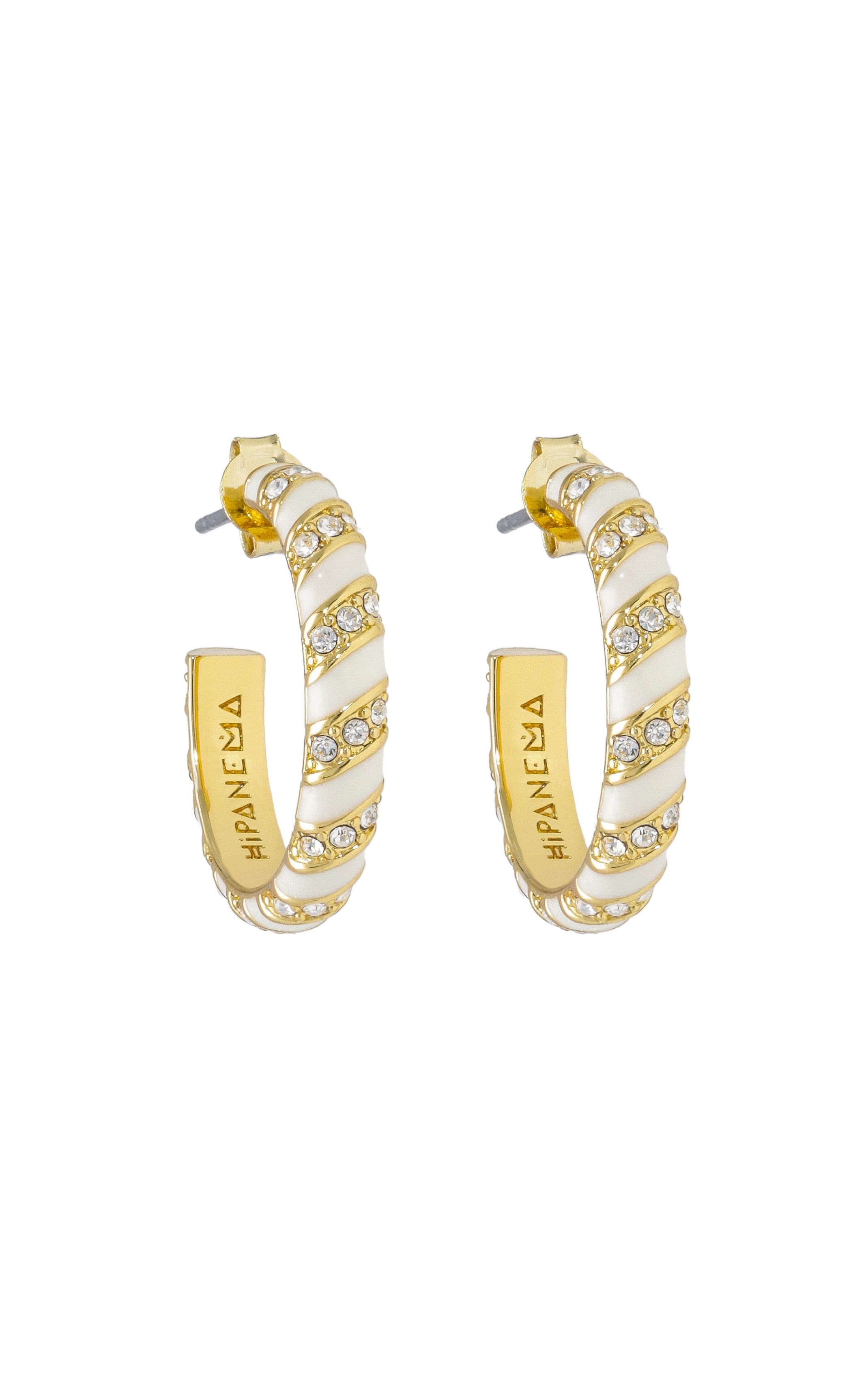 Boucles d'oreilles Solarium Blanc