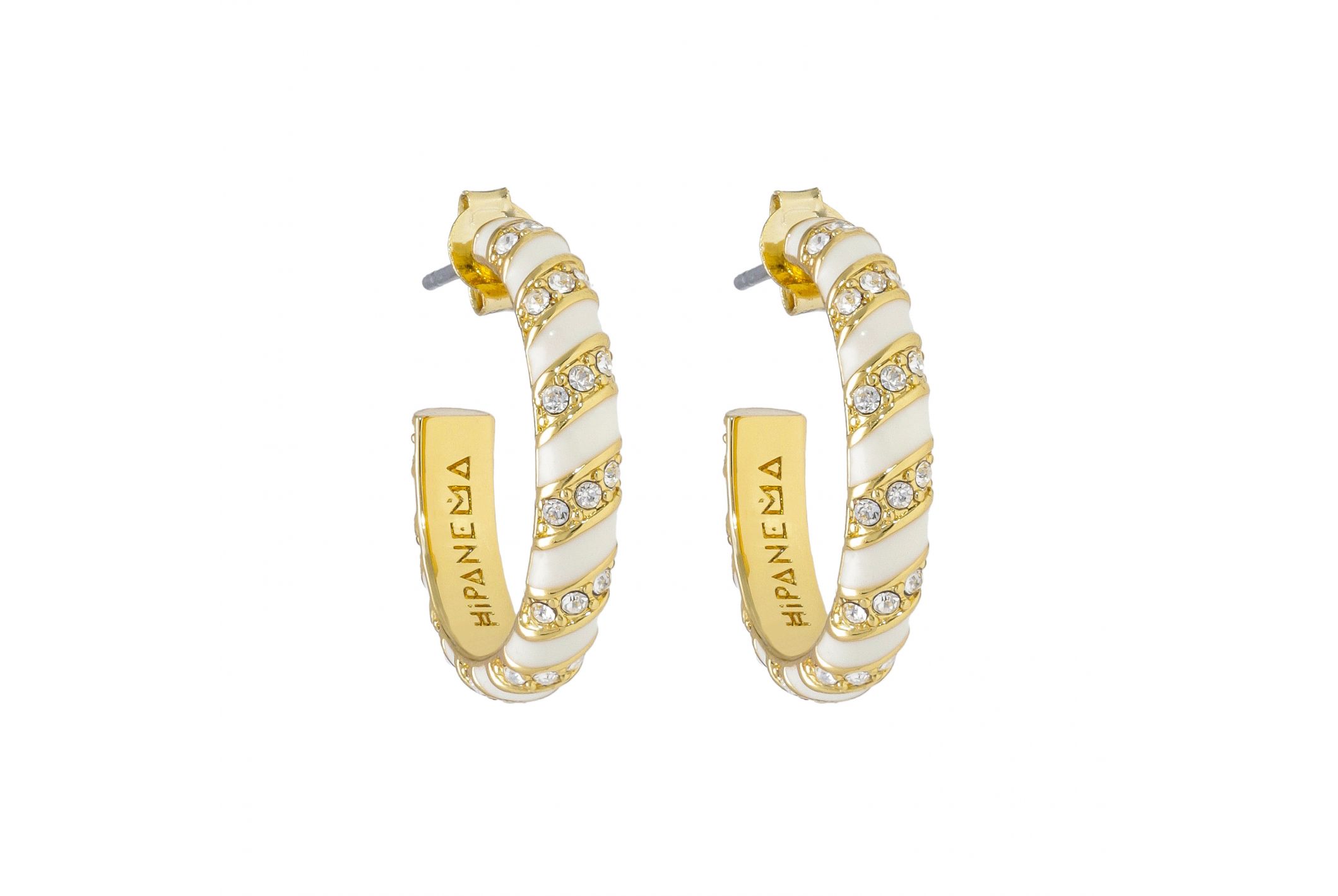 Hipanema Earrings Solarium White