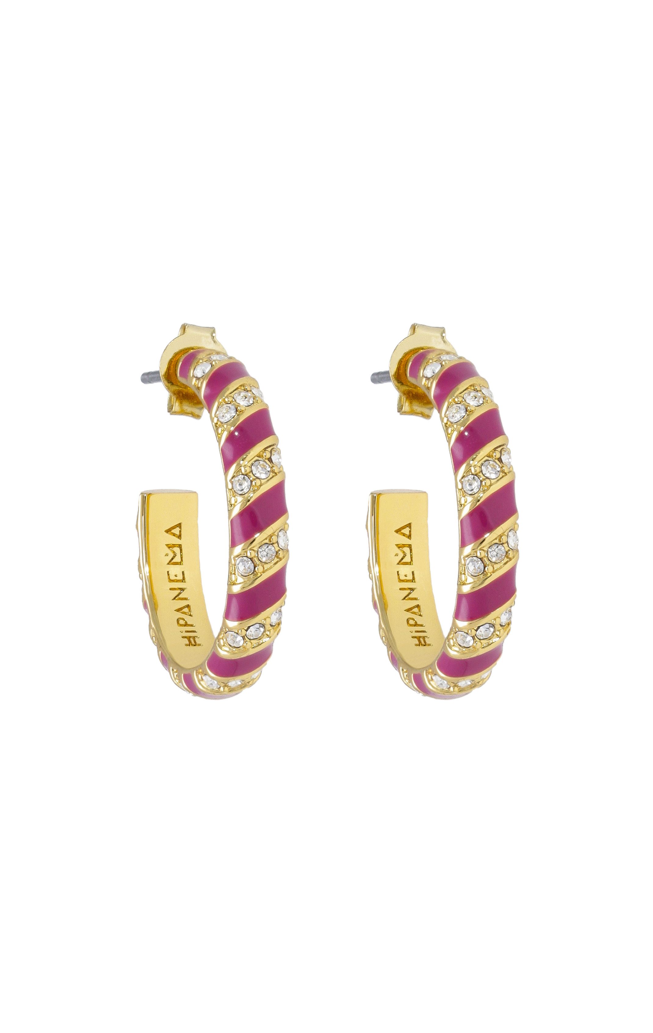 Boucles d'oreilles Solarium Violet