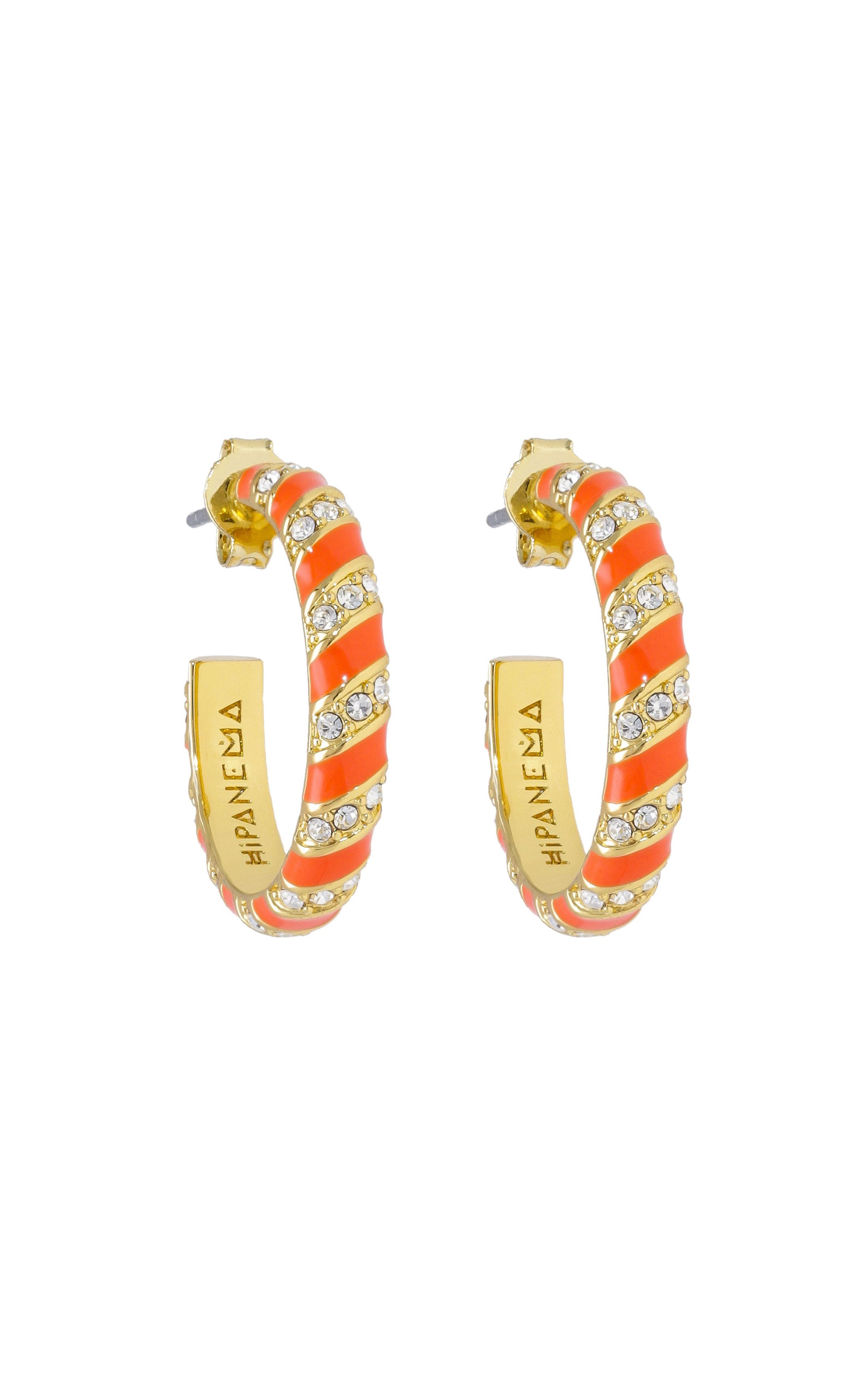 Boucles d'oreilles Solarium Rouge