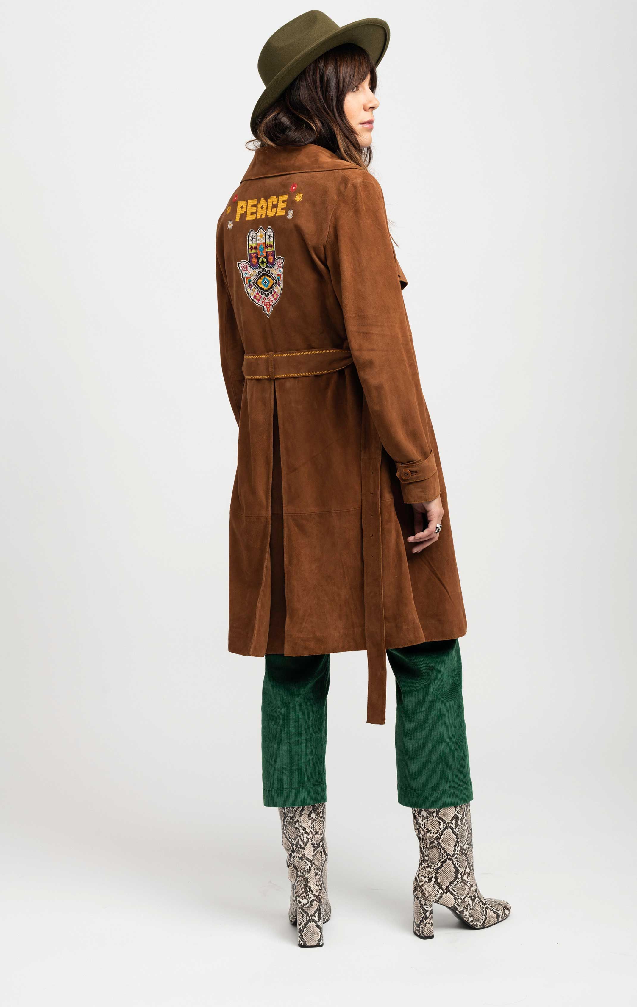 Manteau Fermina Marron